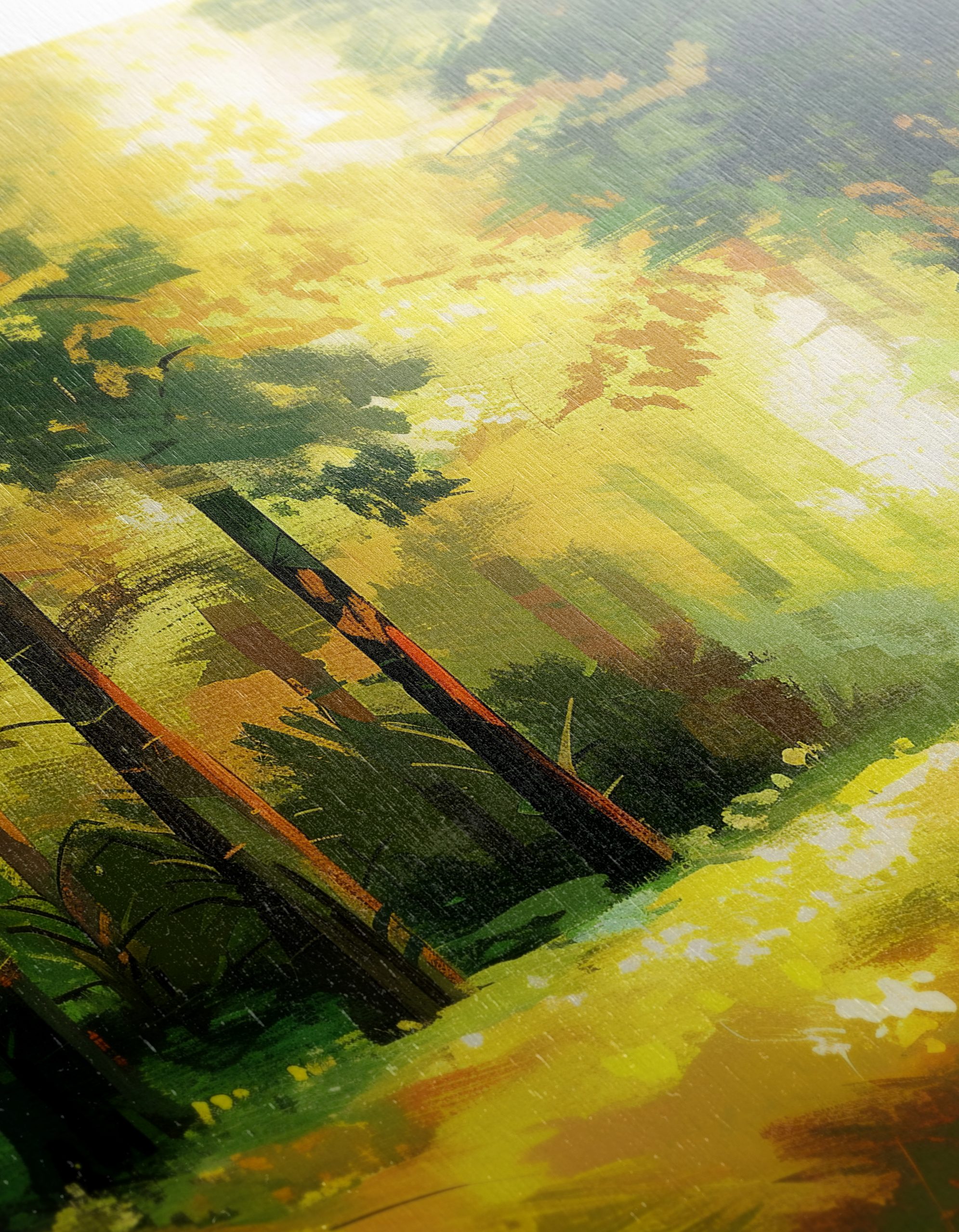 Vibrant Abstract Forest Landscape - Image 12