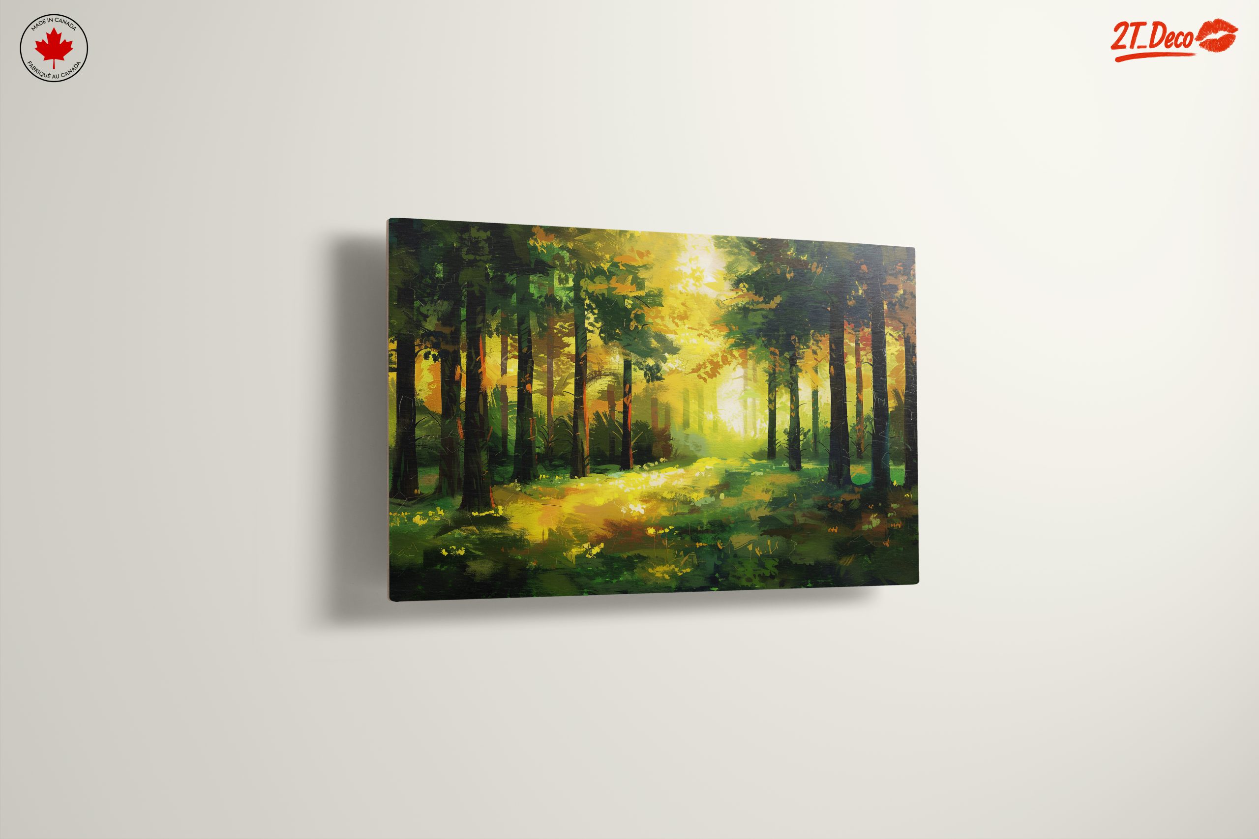 Vibrant Abstract Forest Landscape - Image 13