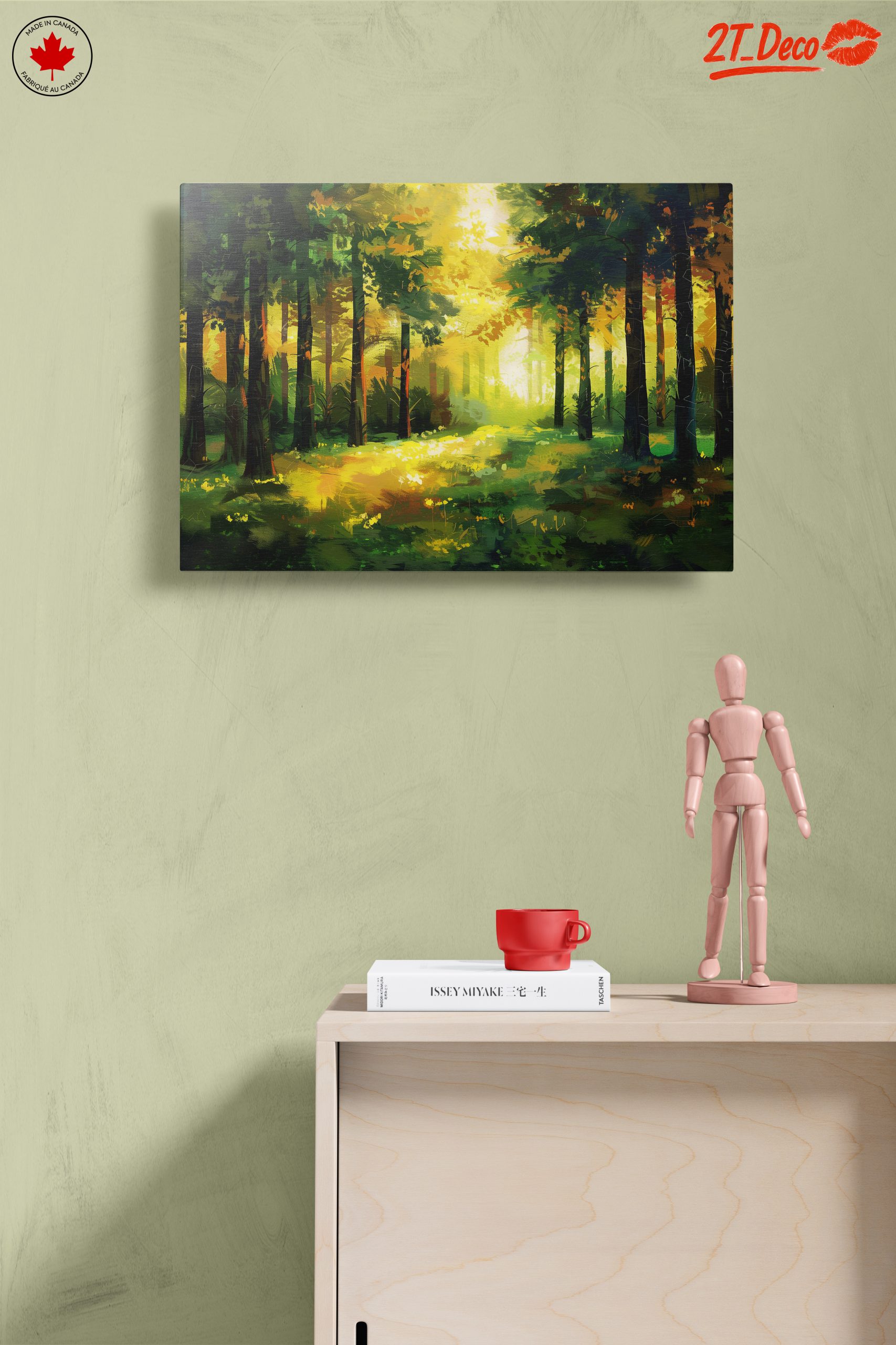 Vibrant Abstract Forest Landscape - Image 14