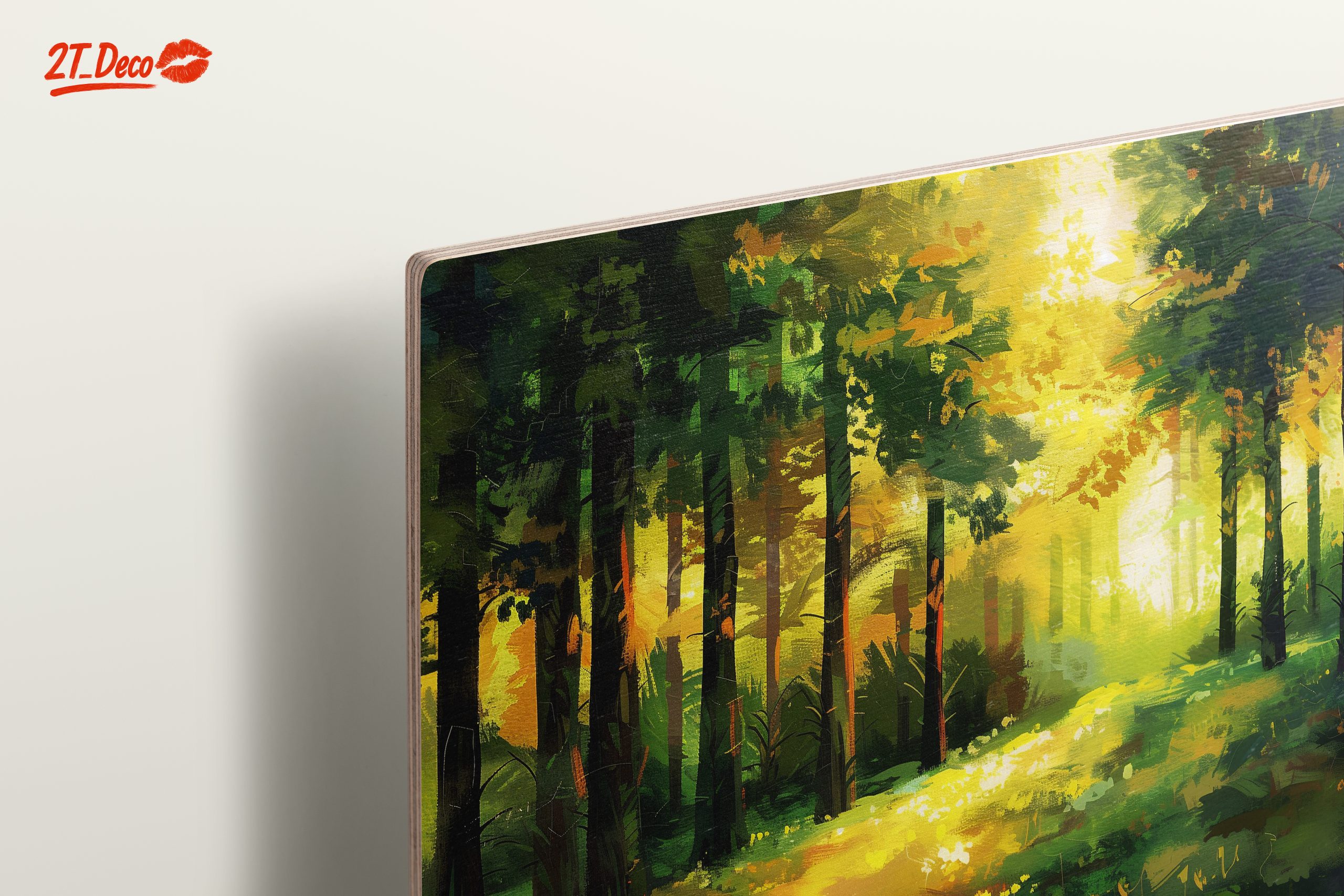 Vibrant Abstract Forest Landscape - Image 15