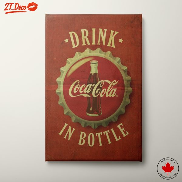 Vintage Coca-Cola Bottle Artwork