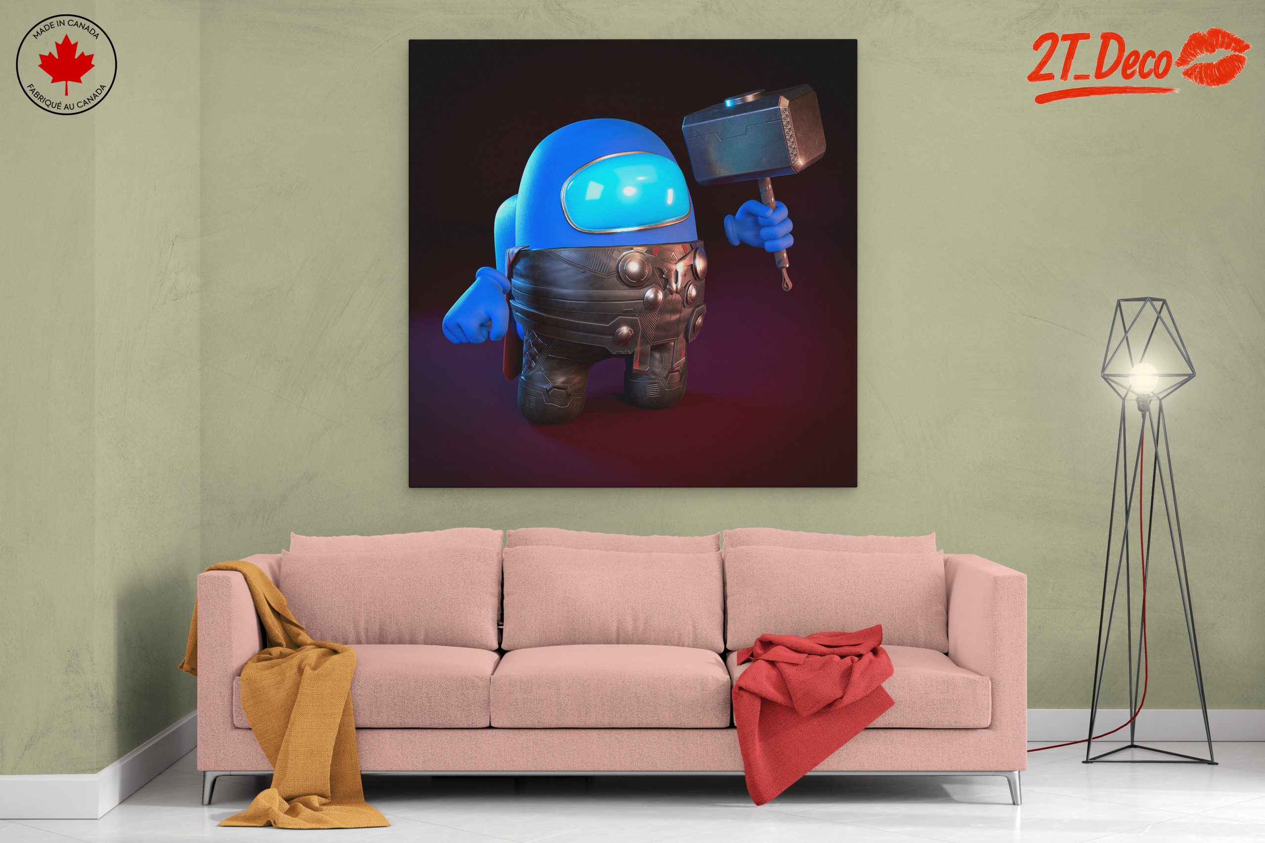 Unique Character Design with Hammer - Image 2