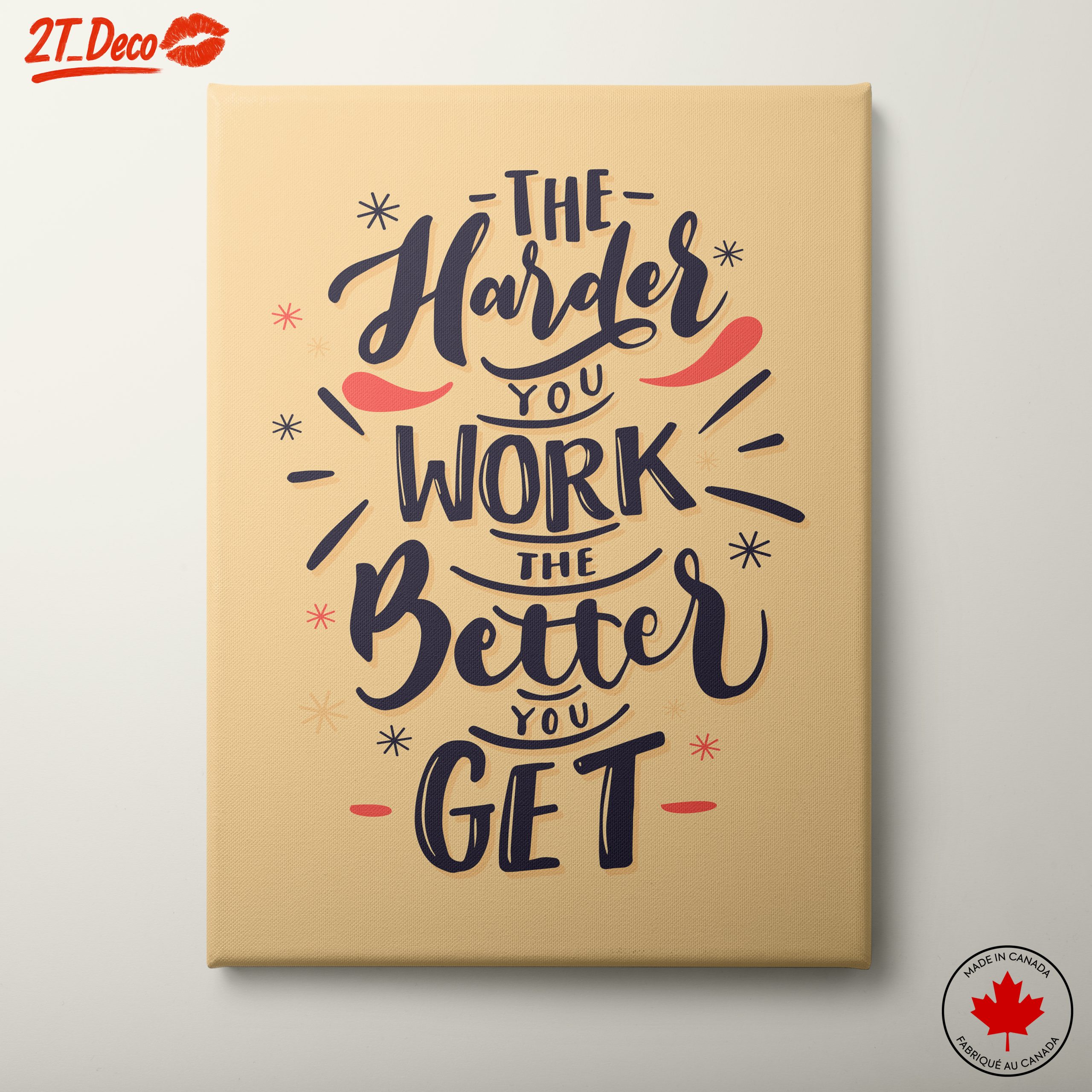 Motivational Wall Art with Quote