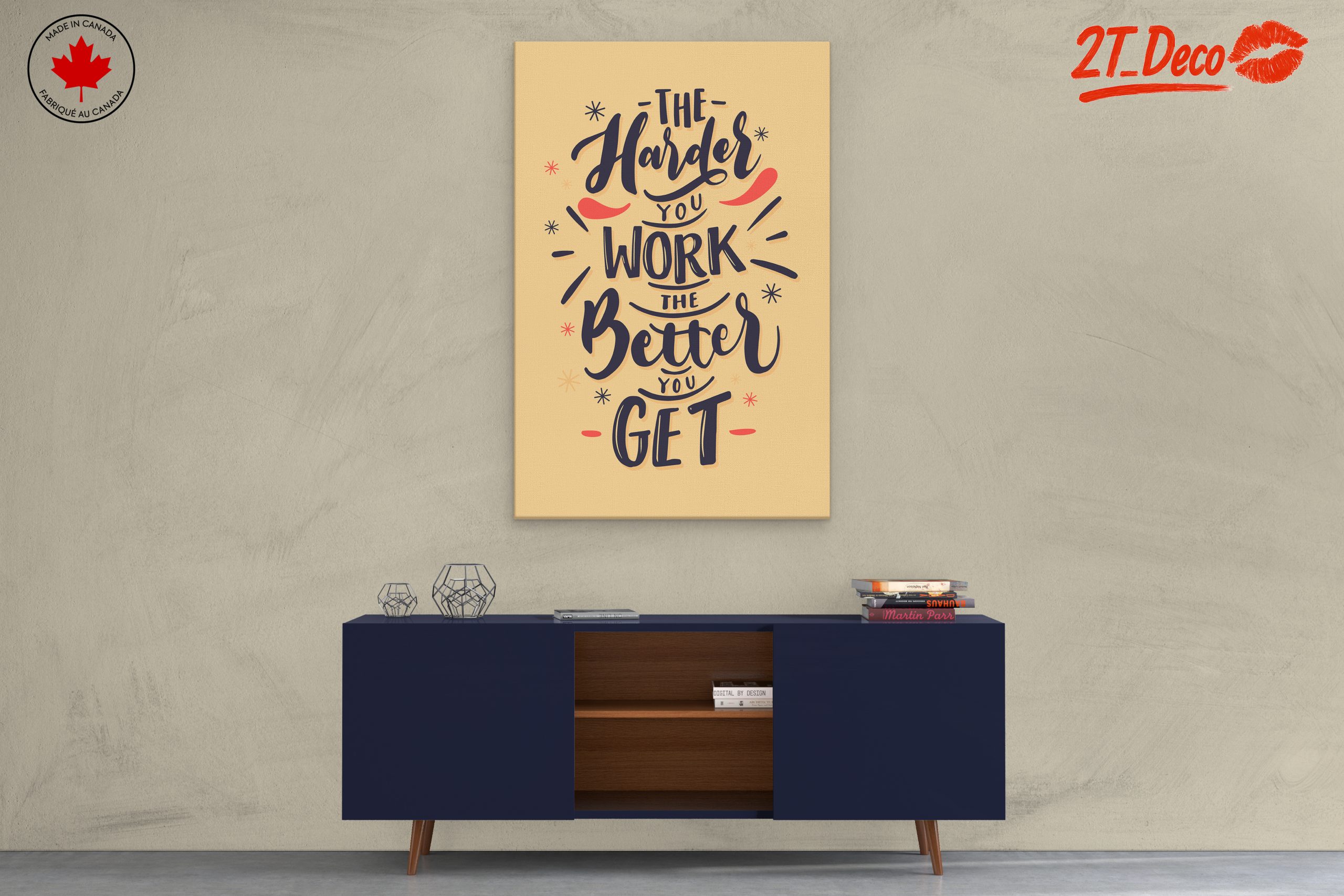 Motivational Wall Art with Quote - Image 3