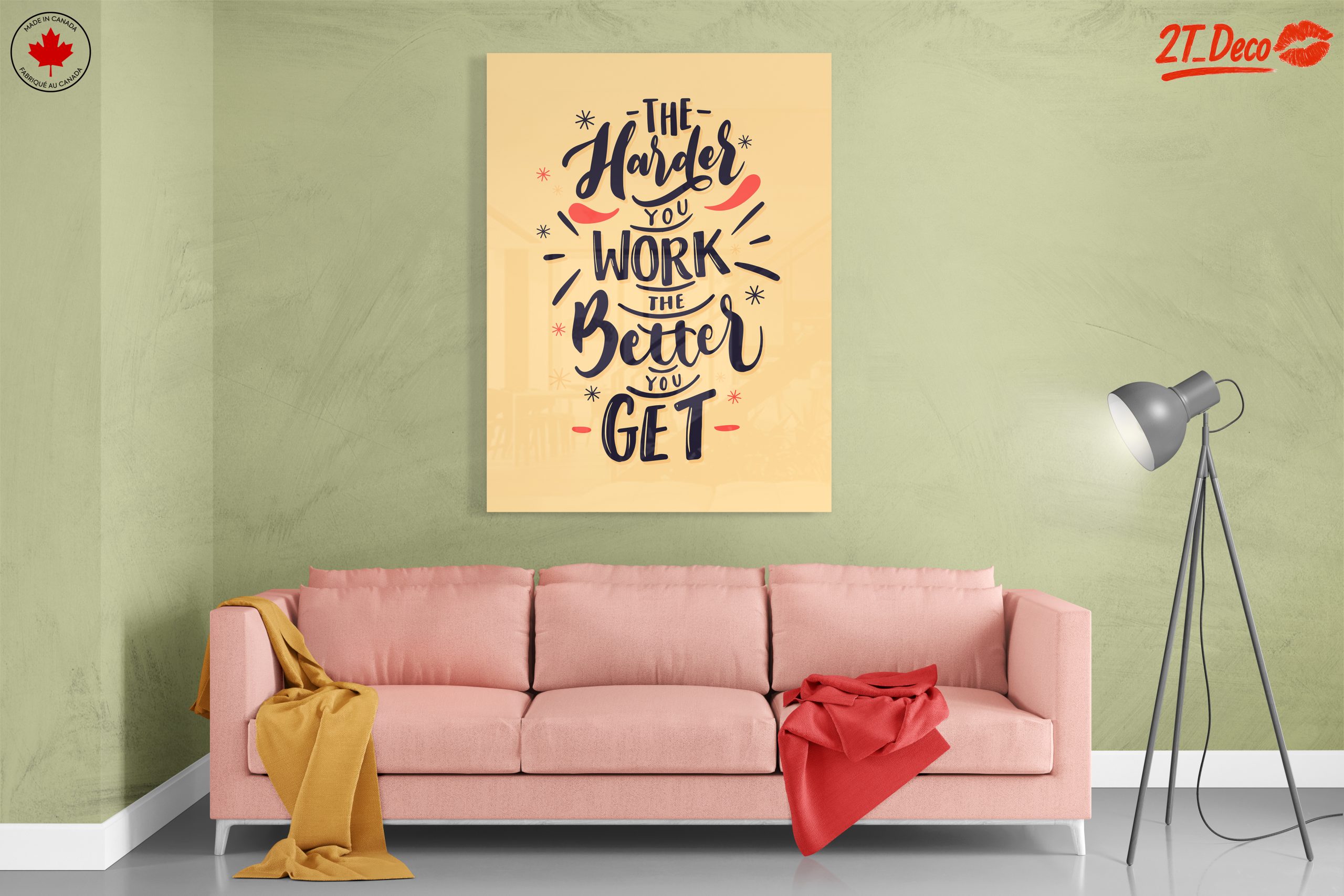 Motivational Wall Art with Quote - Image 7