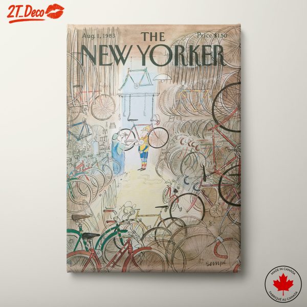 The New Yorker Bicycle Cover Art