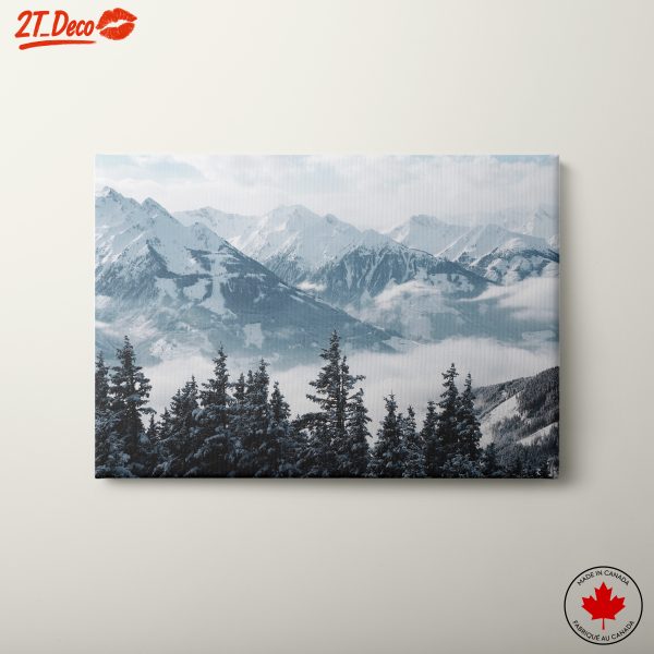Serene Mountain Landscape with Snow