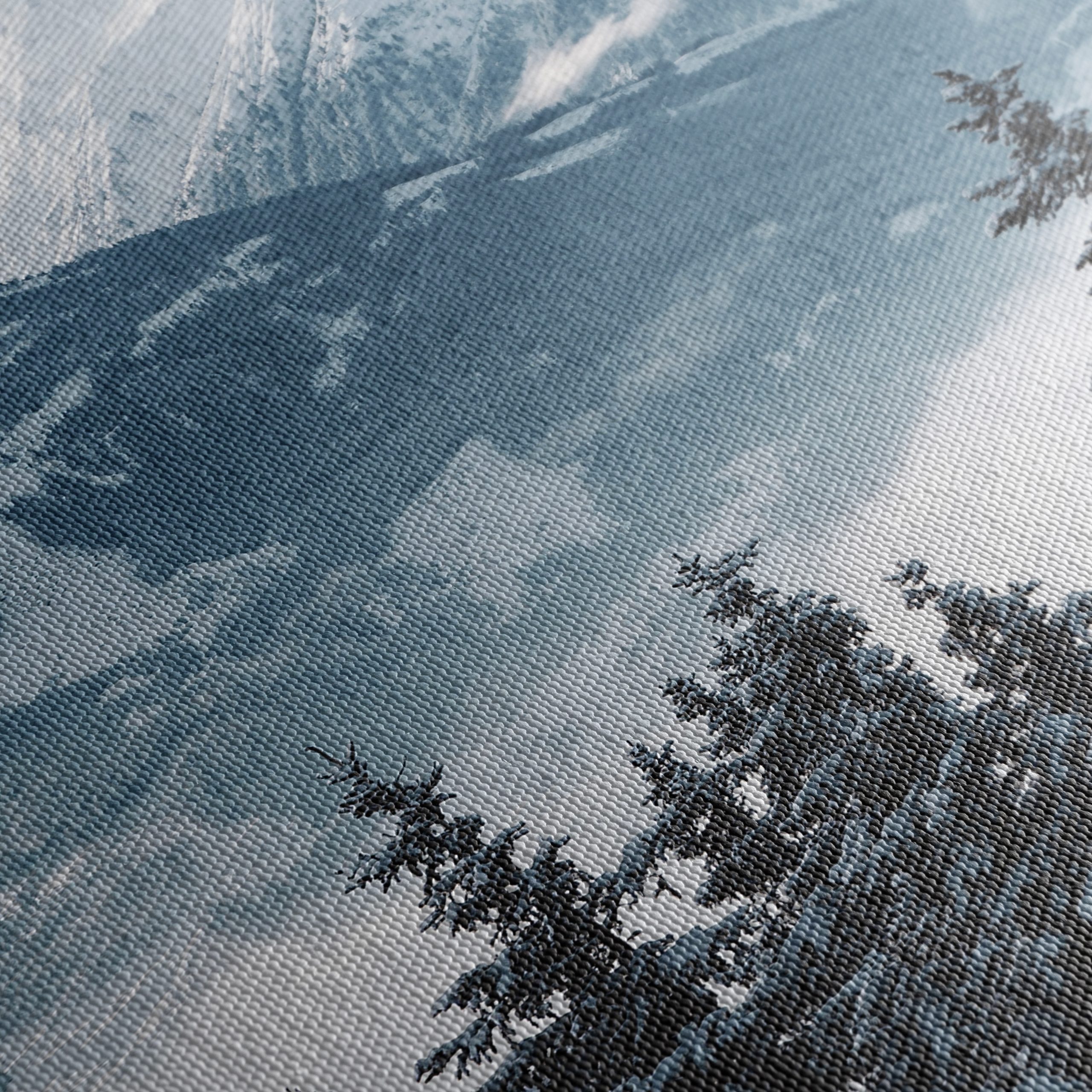 Serene Mountain Landscape with Snow - Image 5