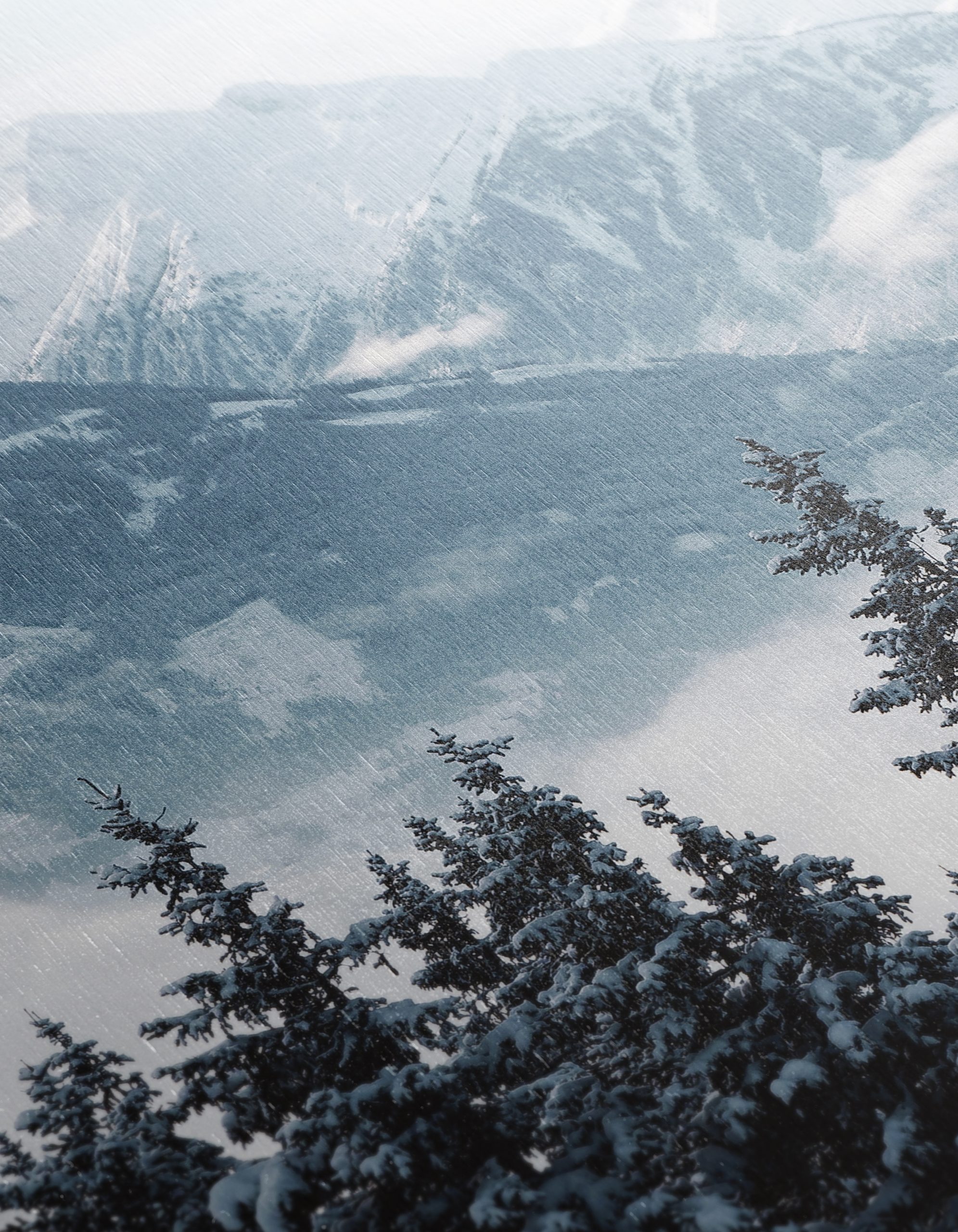 Serene Mountain Landscape with Snow - Image 12