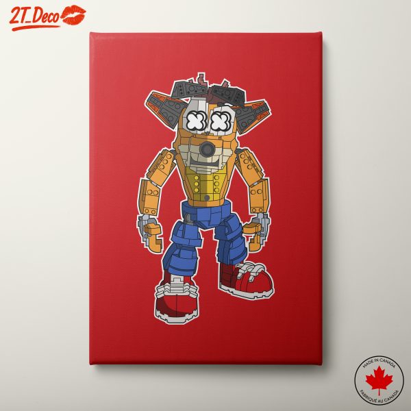 Colorful Animated Character Wall Art