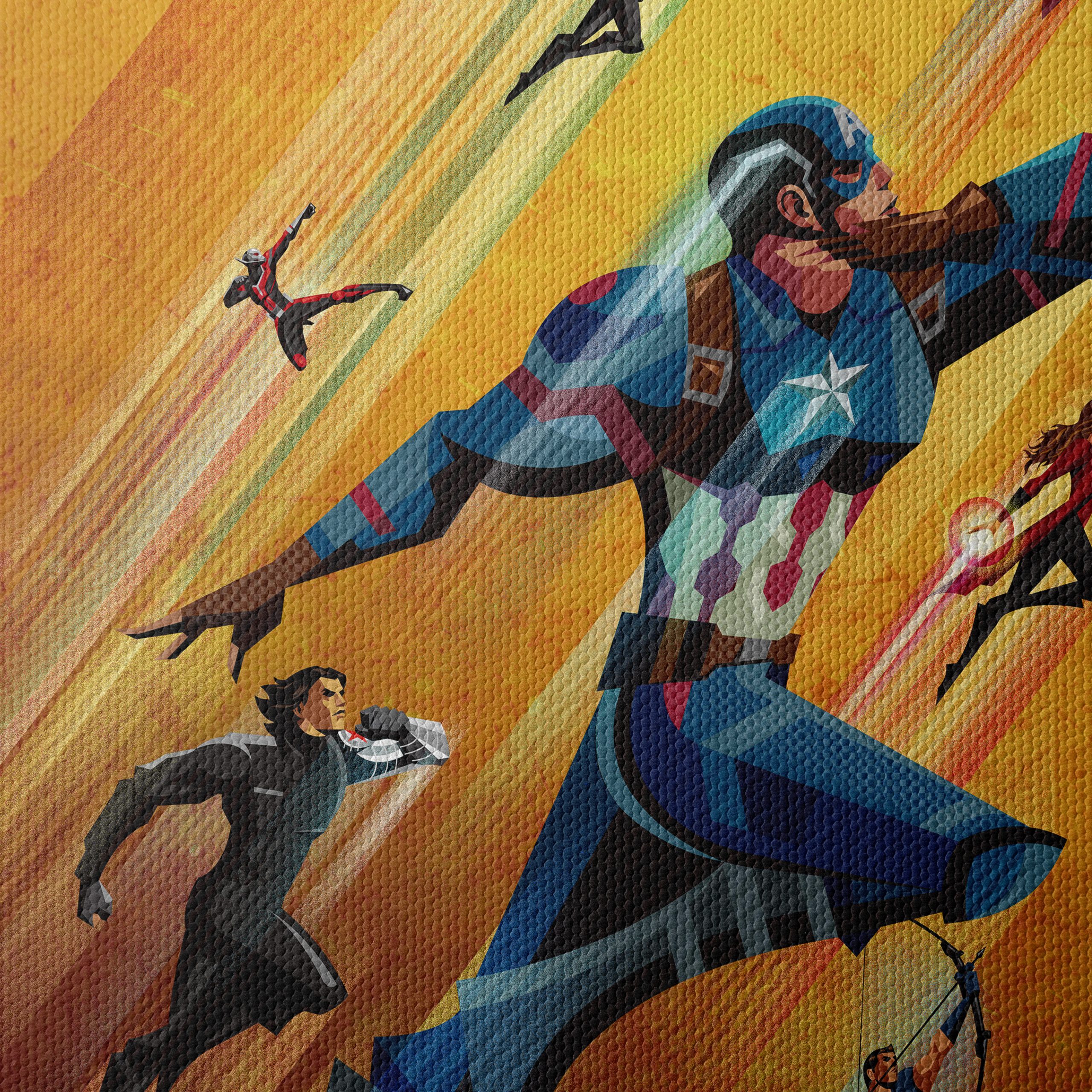 Dynamic Avengers Action Art - Image 4