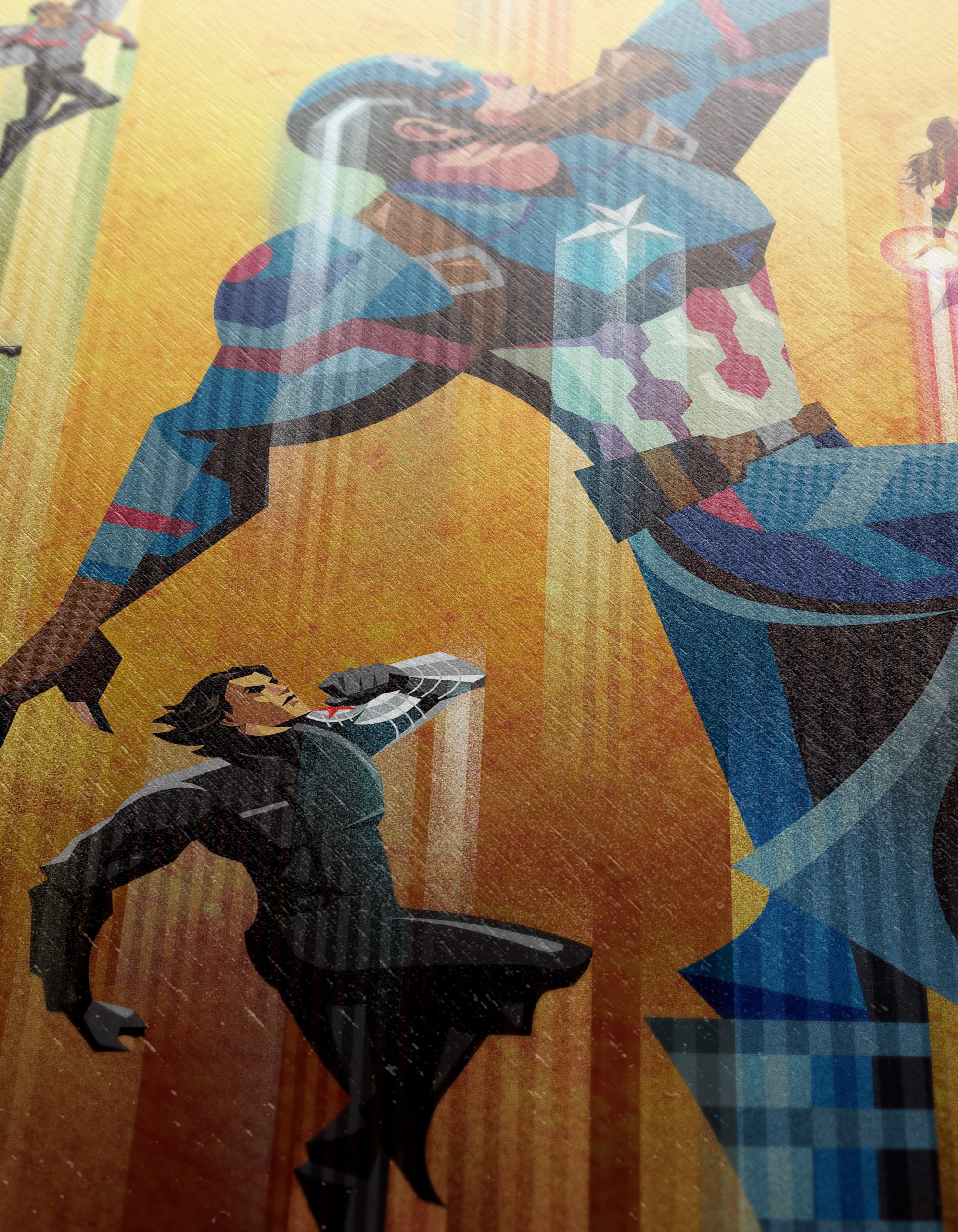 Dynamic Avengers Action Art - Image 12