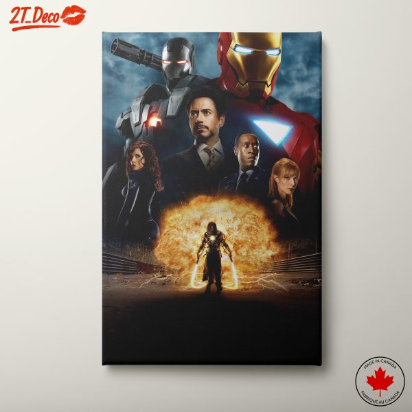 Iron Man Marvel Art Featuring Iconic Characters