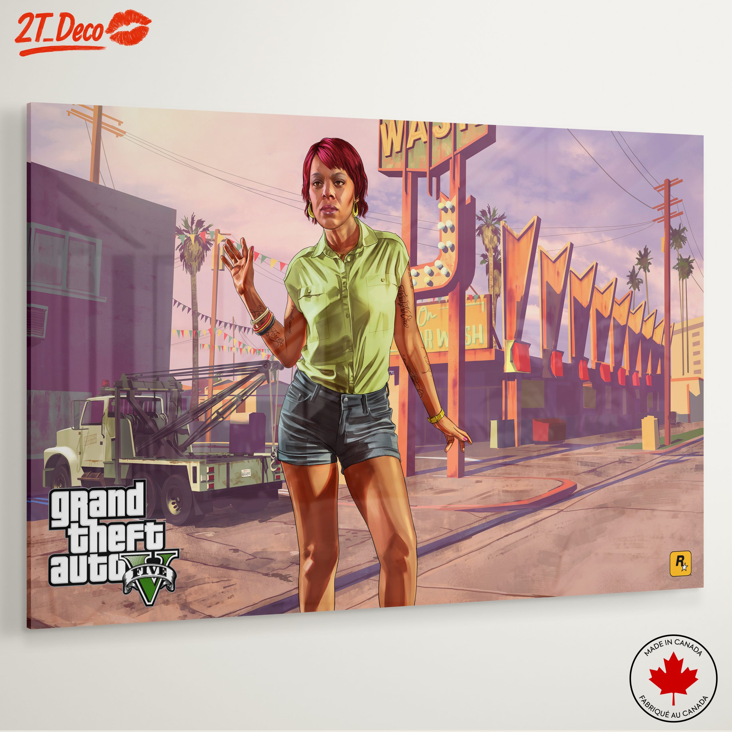 Grand Theft Auto Character Street Scene Art - Image 6