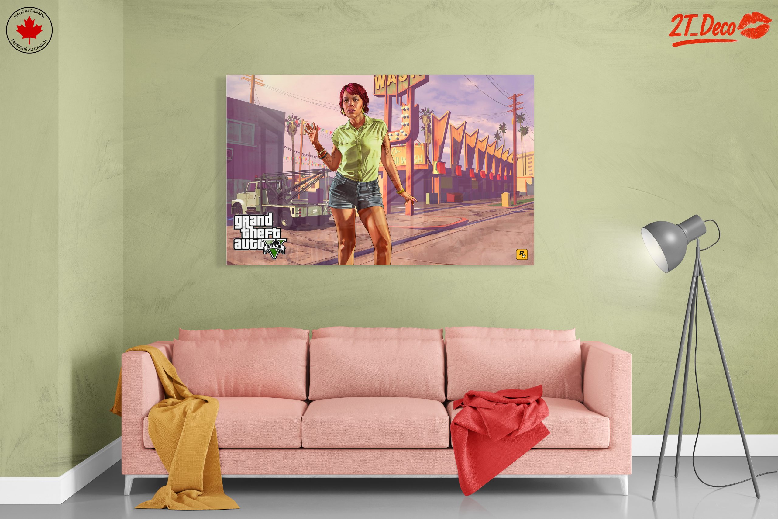 Grand Theft Auto Character Street Scene Art - Image 7