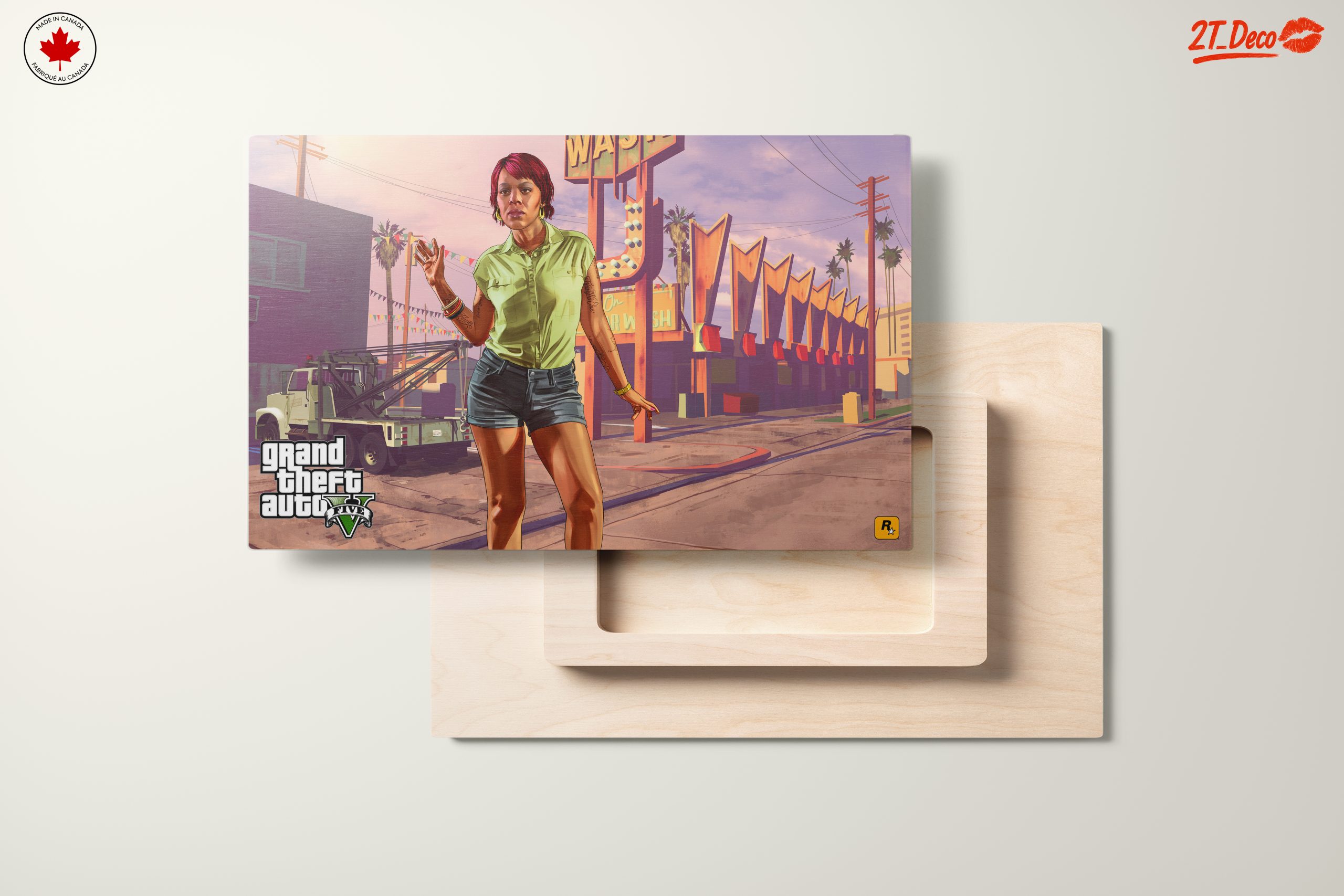 Grand Theft Auto Character Street Scene Art - Image 11