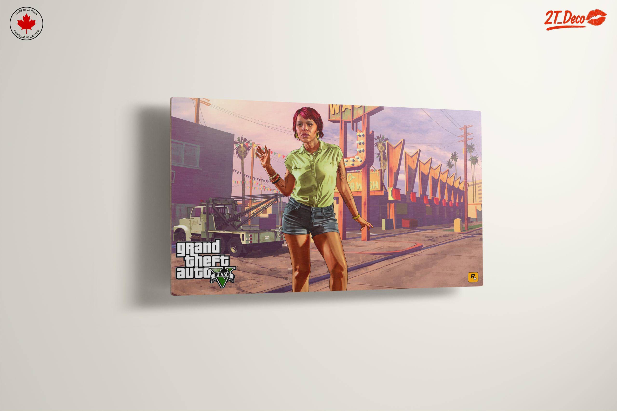 Grand Theft Auto Character Street Scene Art - Image 13