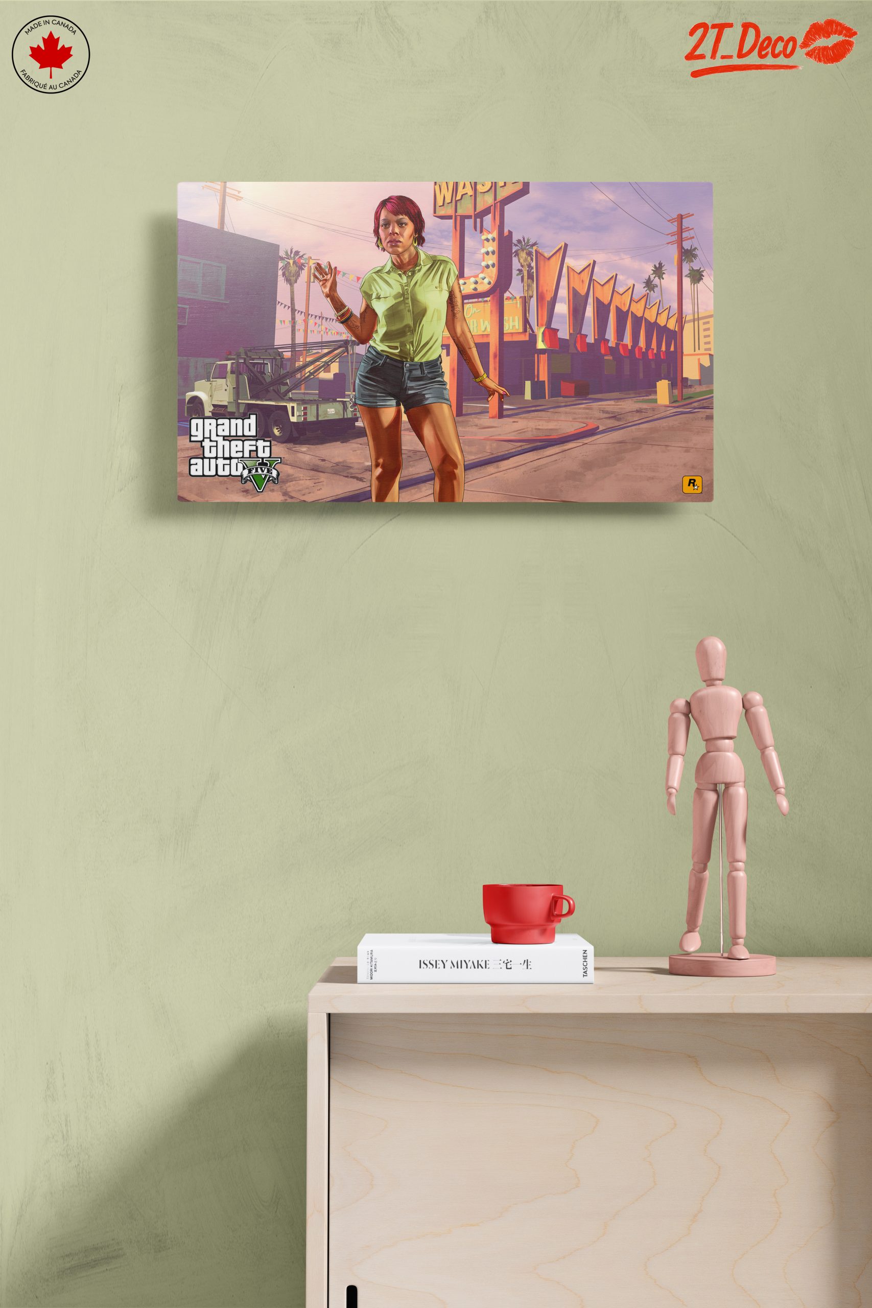 Grand Theft Auto Character Street Scene Art - Image 14