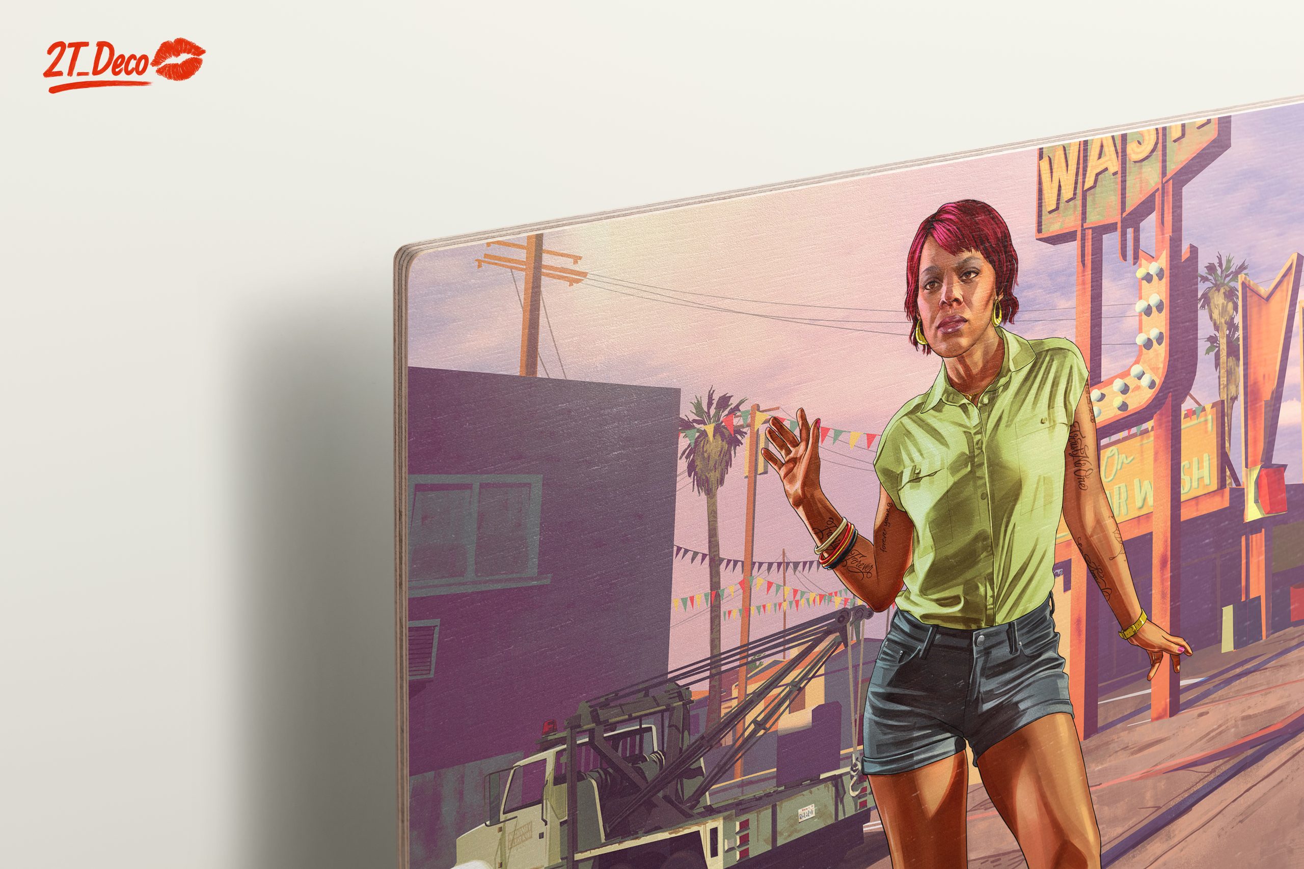 Grand Theft Auto Character Street Scene Art - Image 15