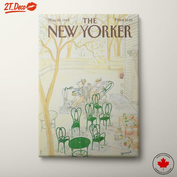The New Yorker Magazine Cover Illustration