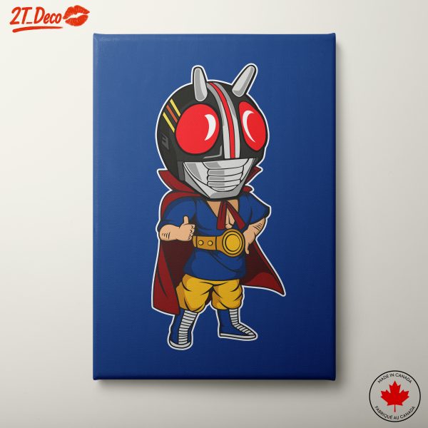 Stylized Anime Character with Cape