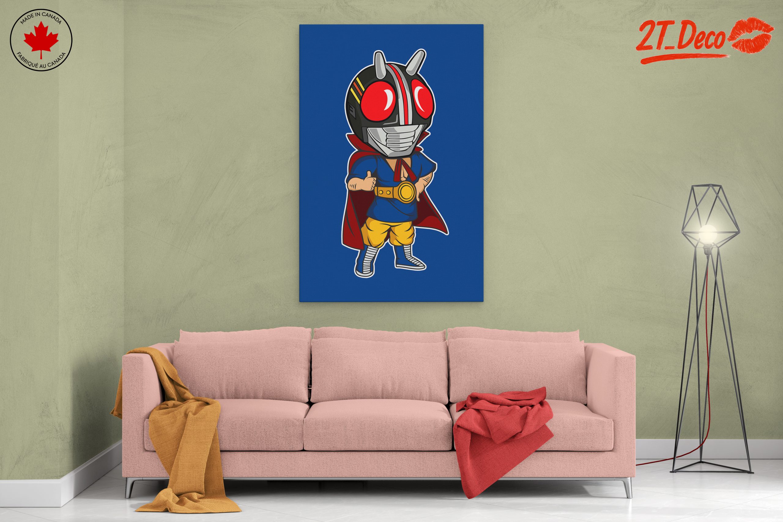 Stylized Anime Character with Cape - Image 2