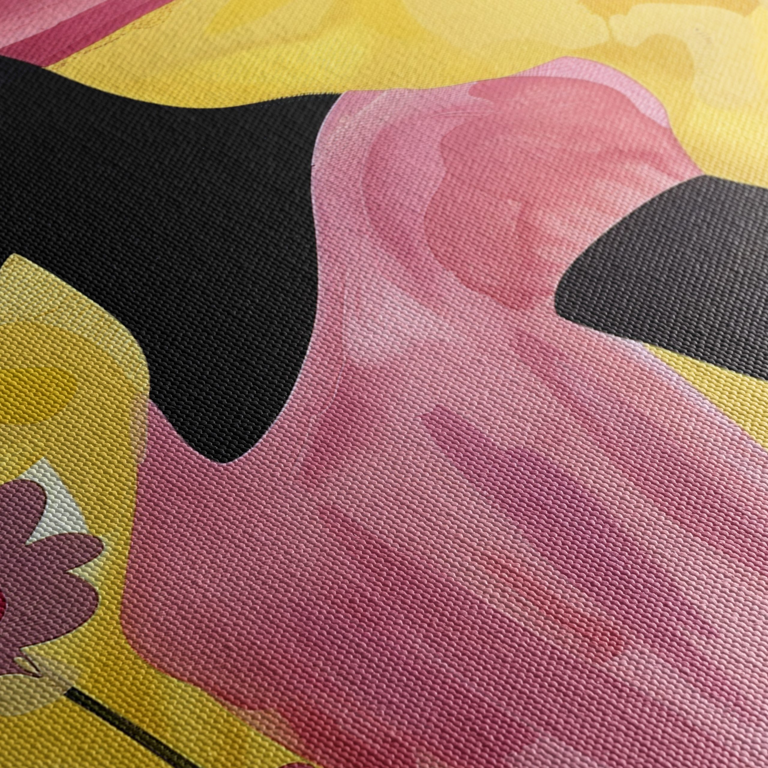 Silhouette in Floral Afro Art - Image 5