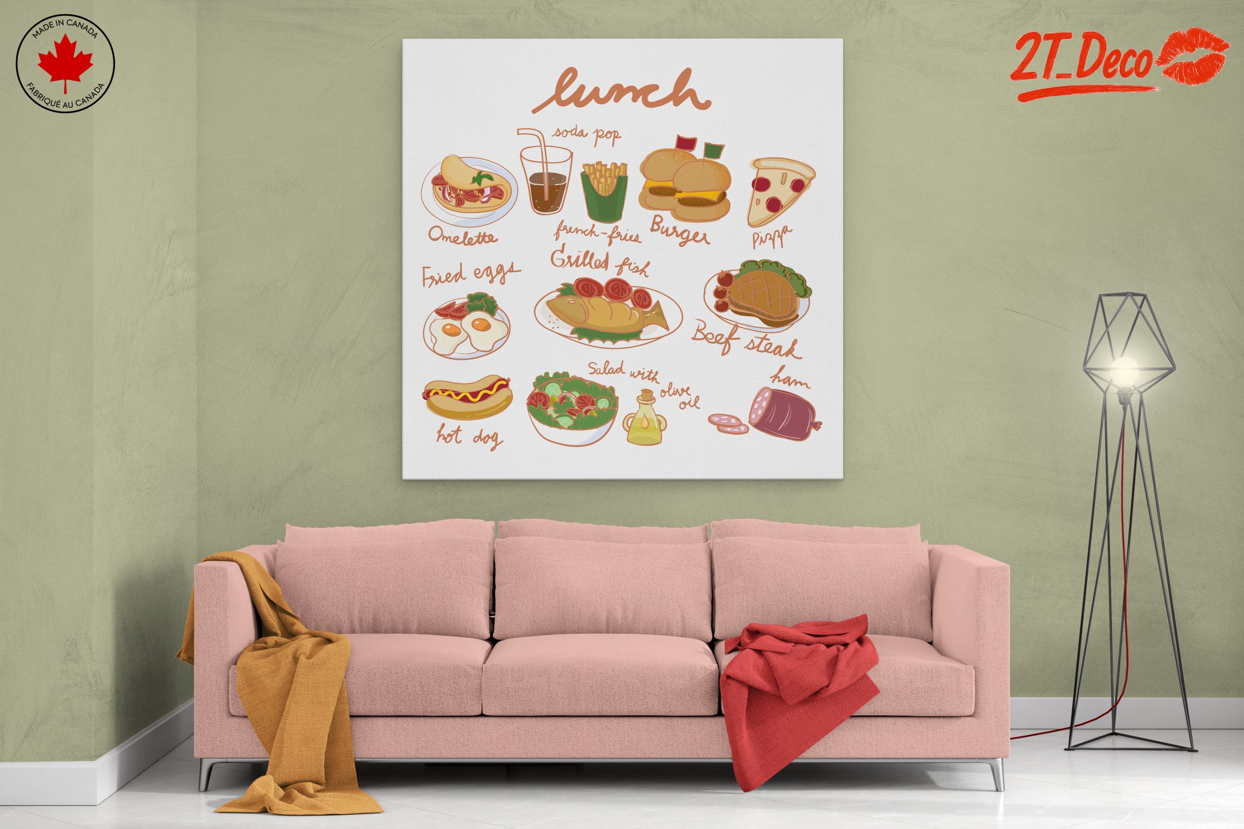 Playful Abstract Food Illustrations - Image 2