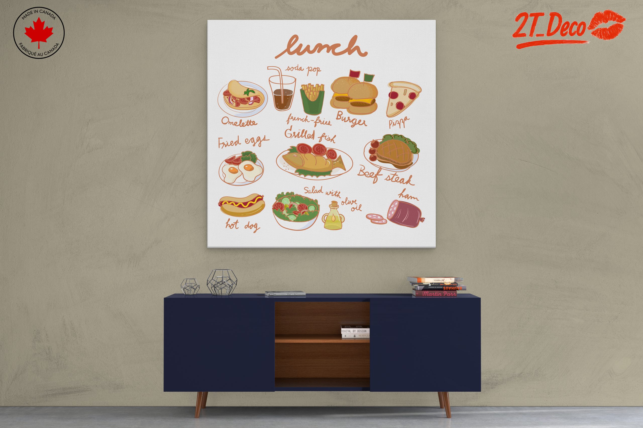 Playful Abstract Food Illustrations - Image 3