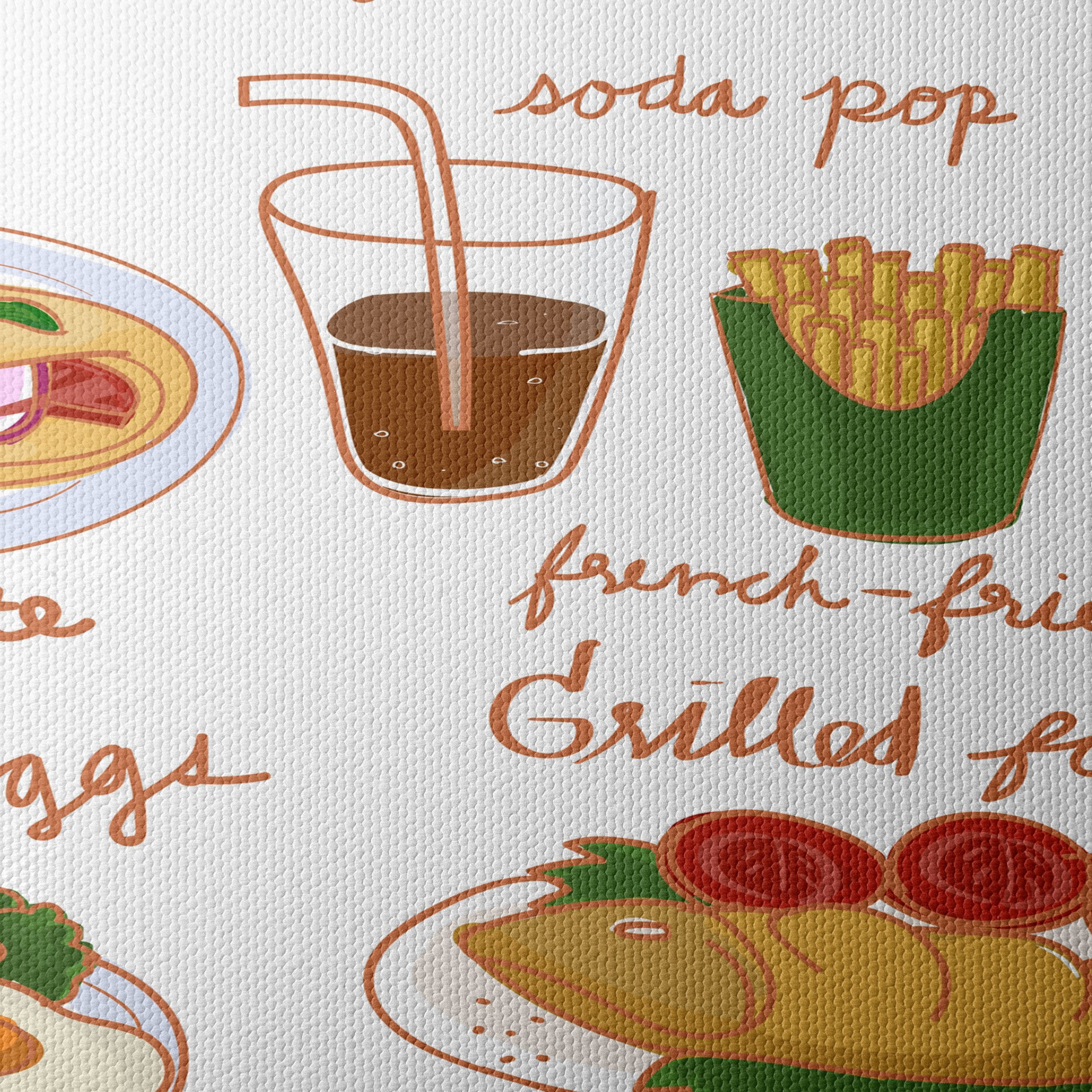 Playful Abstract Food Illustrations - Image 4