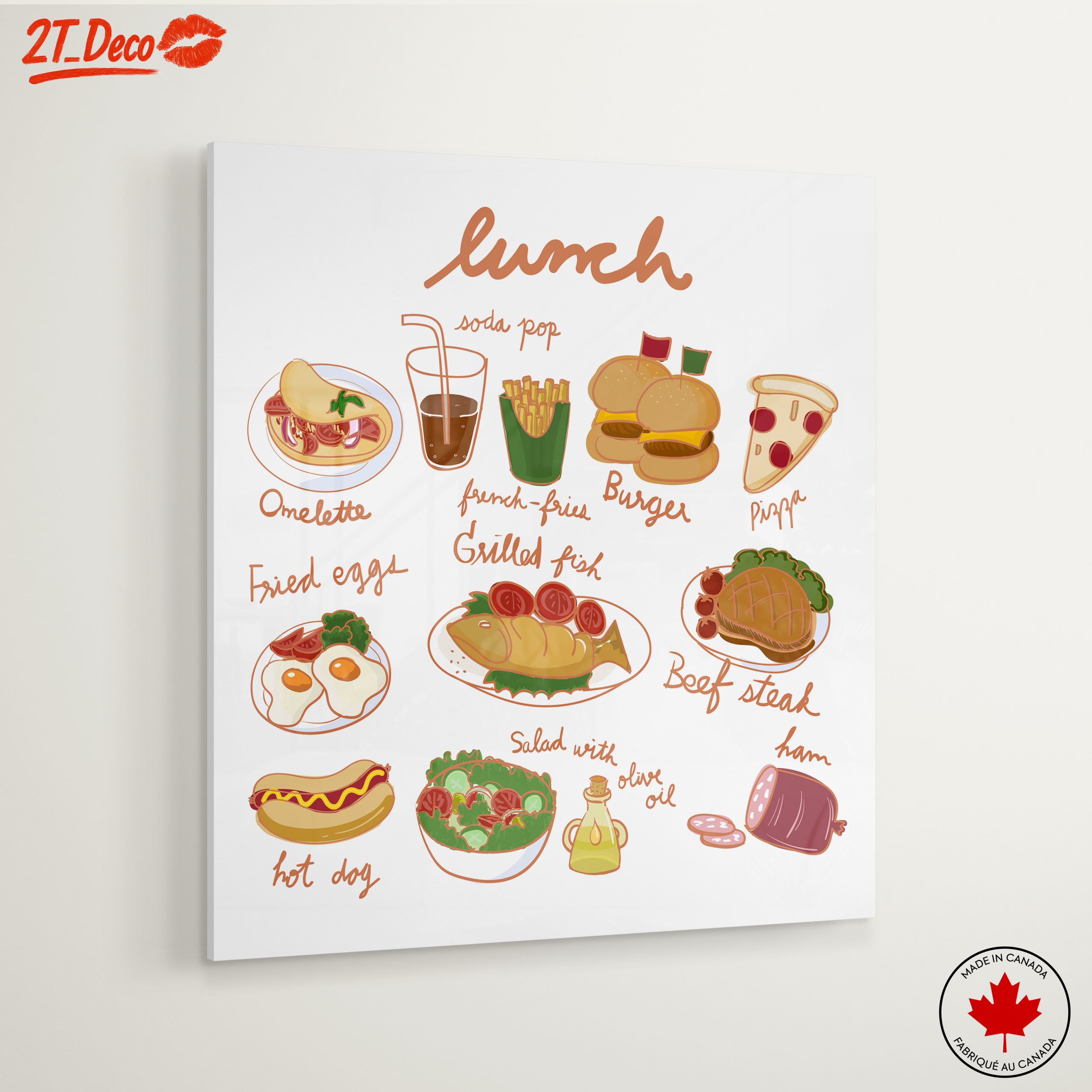 Playful Abstract Food Illustrations - Image 6
