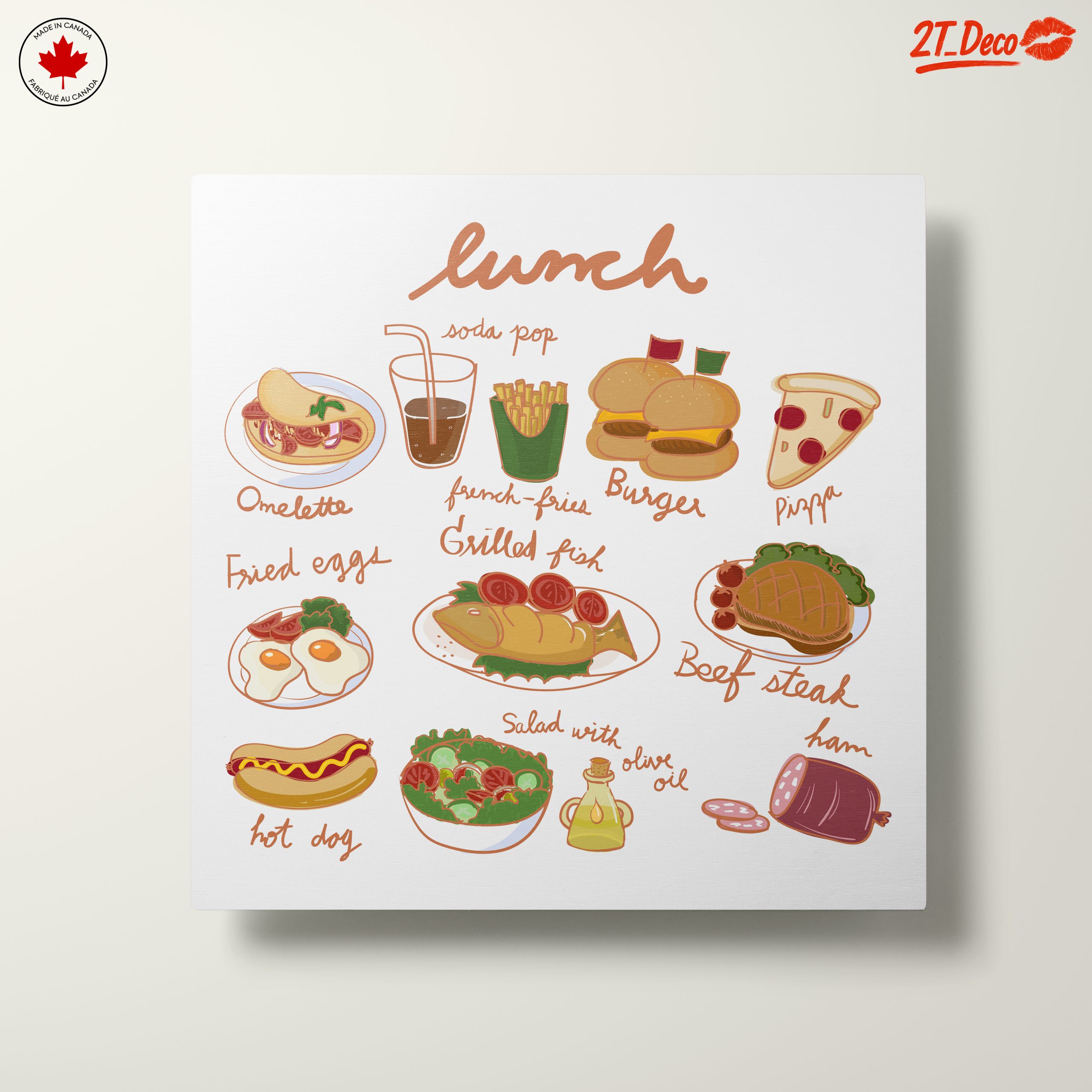 Playful Abstract Food Illustrations - Image 10