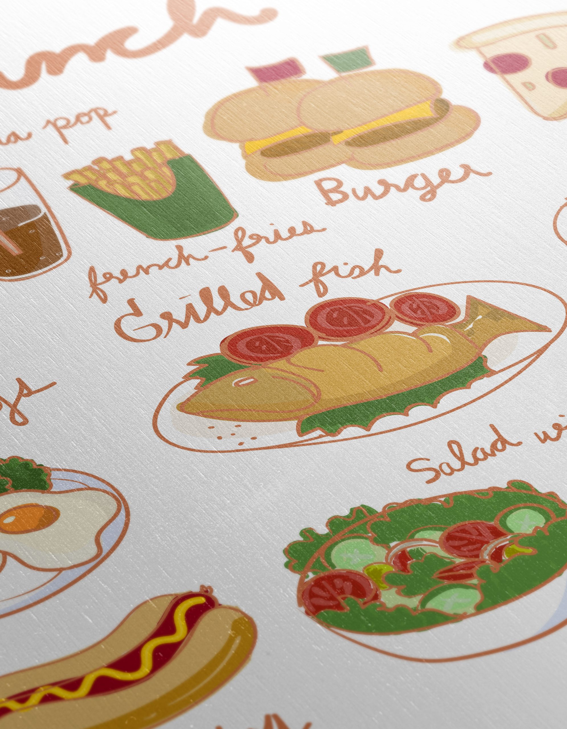 Playful Abstract Food Illustrations - Image 12