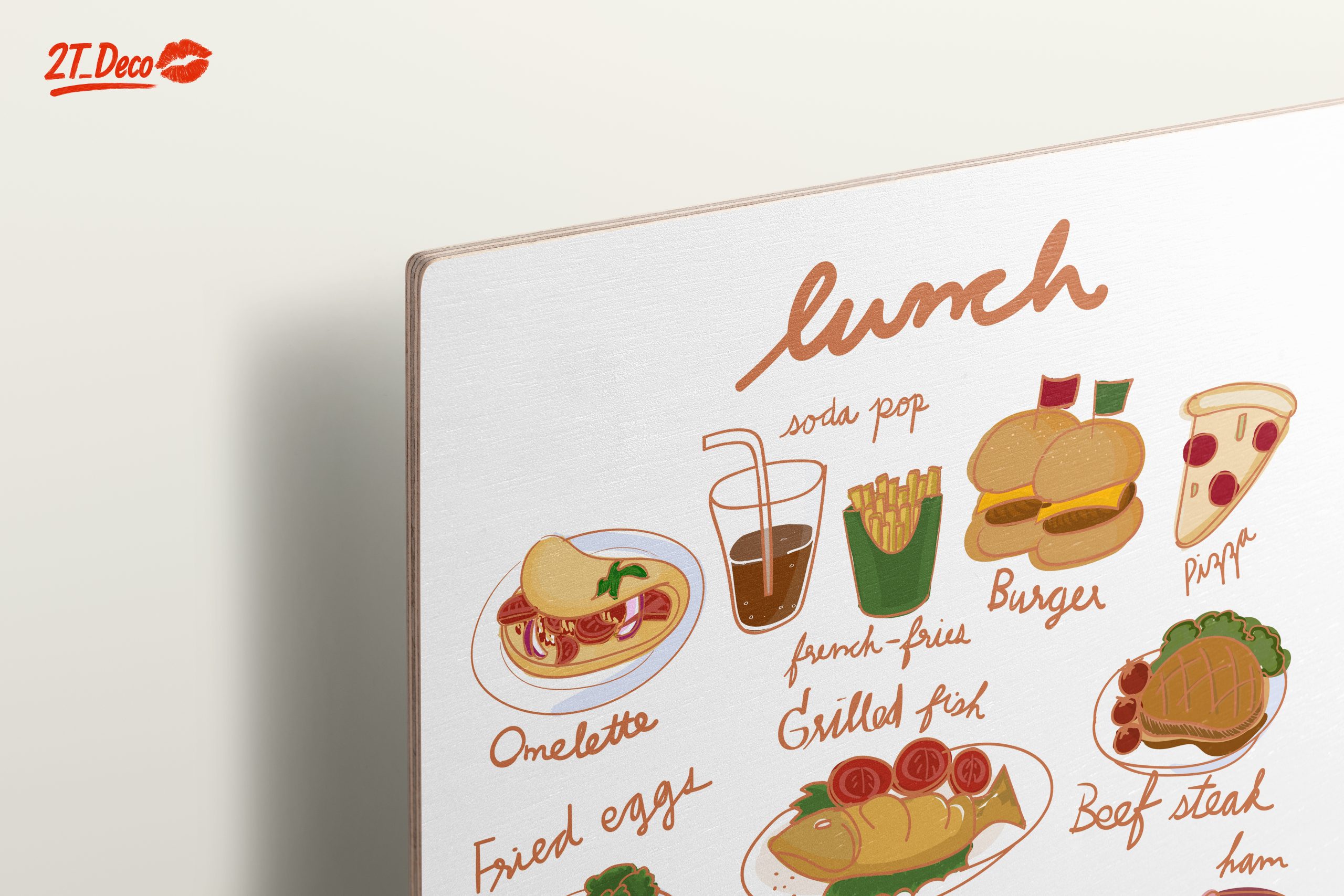 Playful Abstract Food Illustrations - Image 15