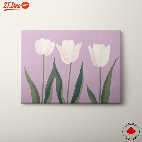 Stylized Tulips Botanical Art