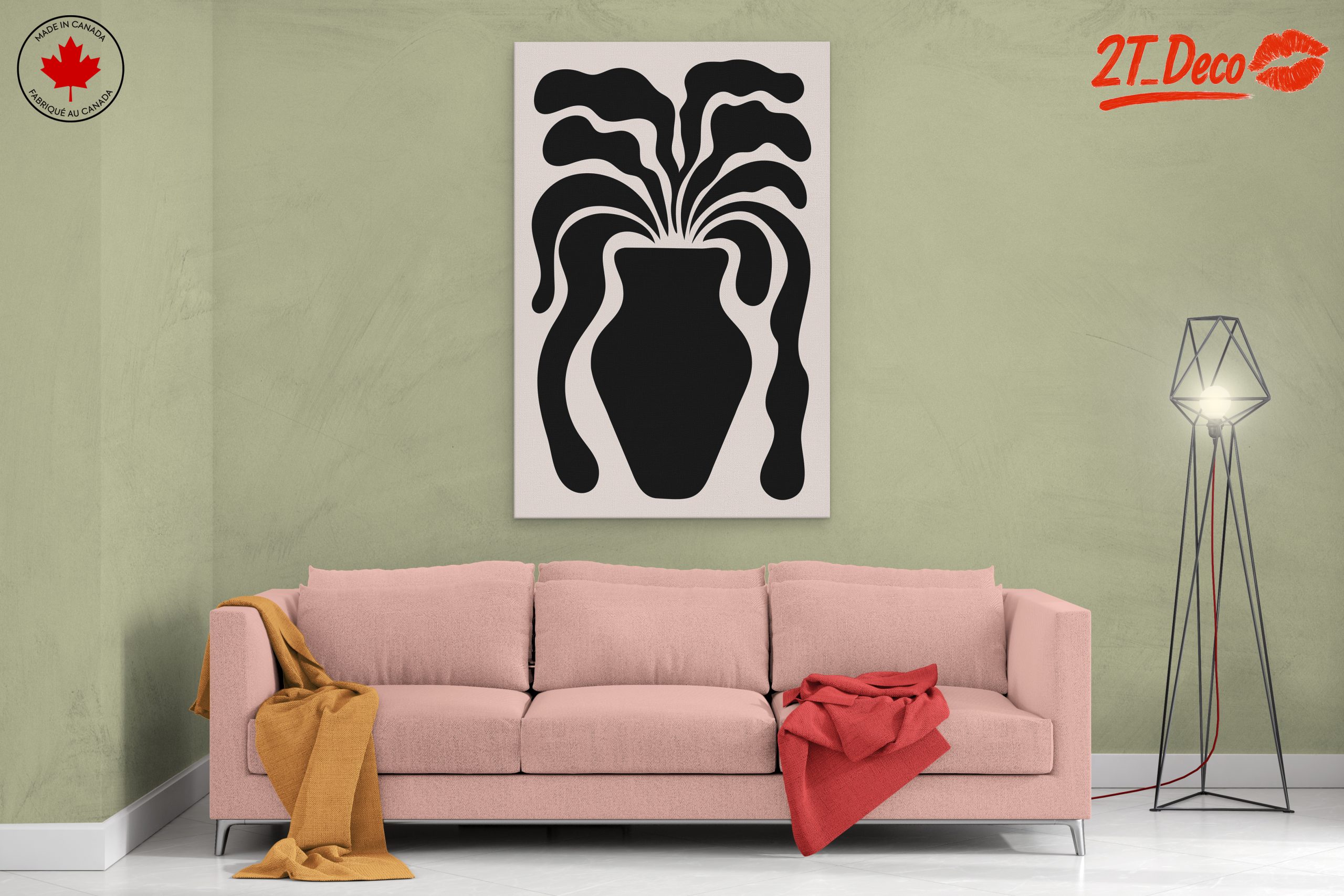 Minimalist Black and White Abstract Art - Image 2