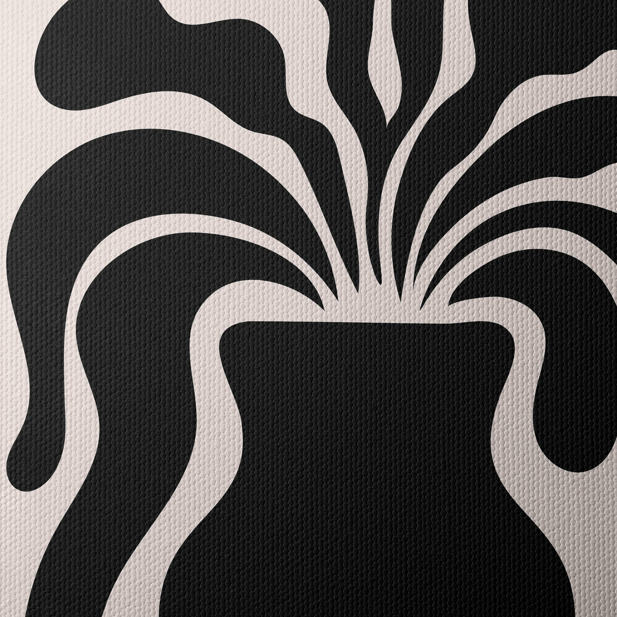 Minimalist Black and White Abstract Art - Image 4
