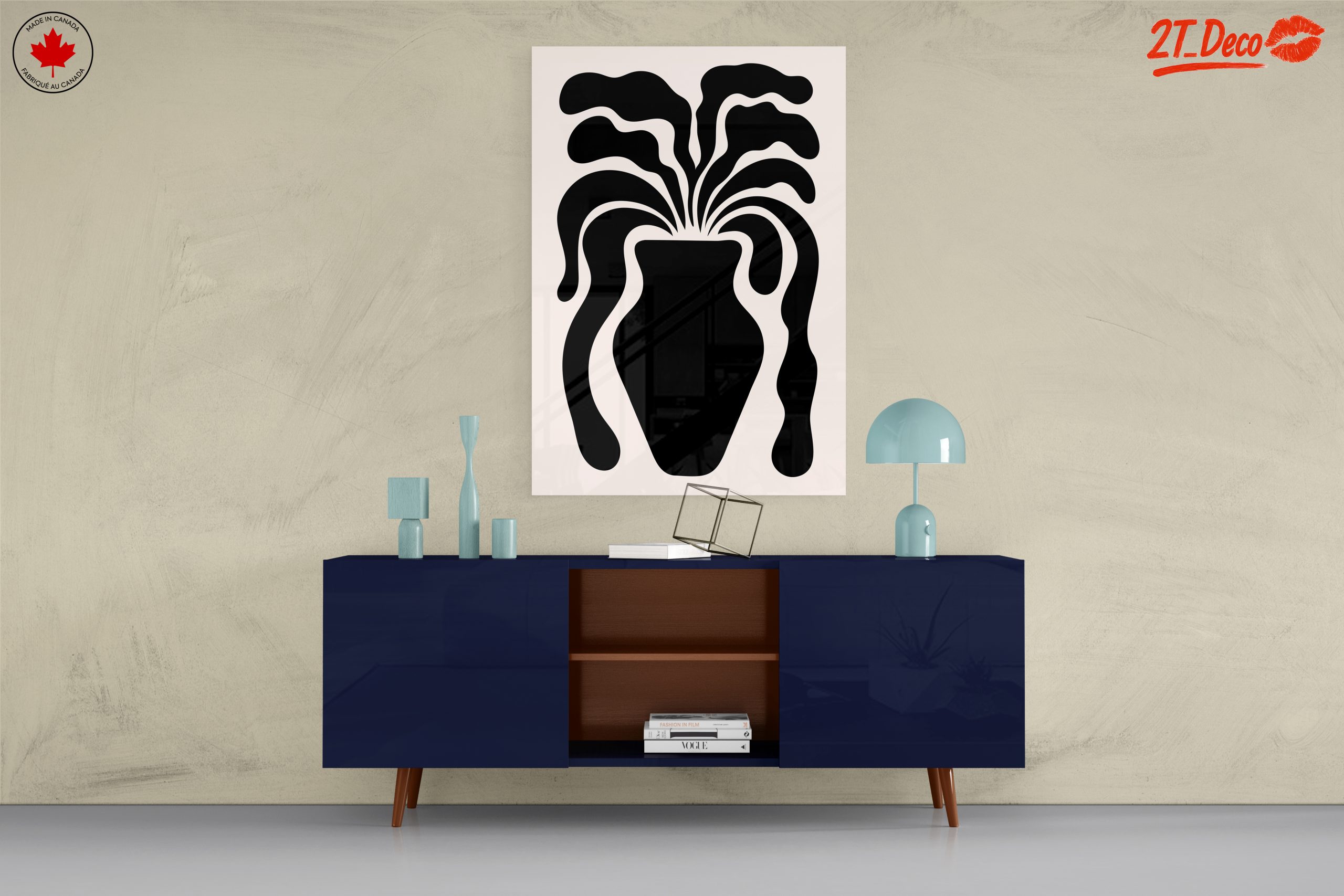 Minimalist Black and White Abstract Art - Image 8