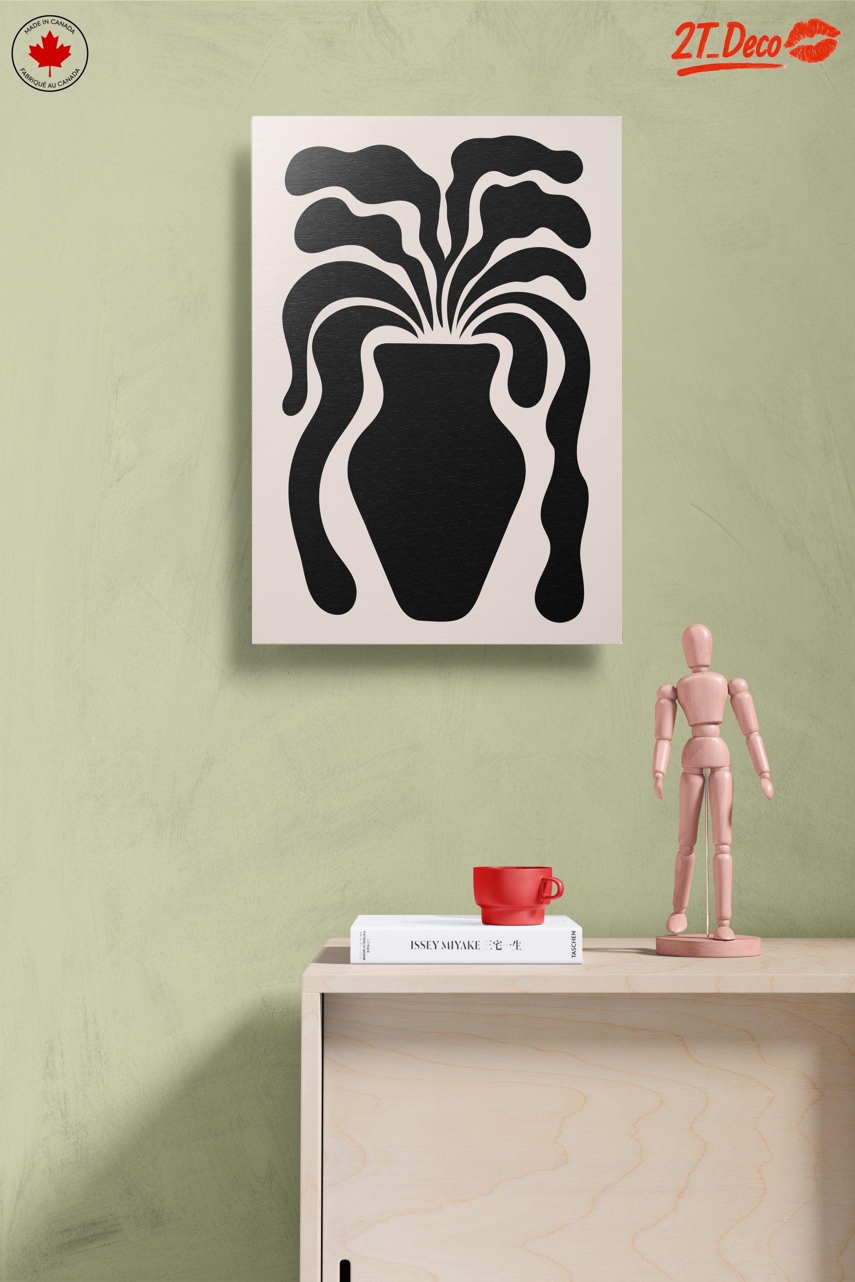 Minimalist Black and White Abstract Art - Image 14
