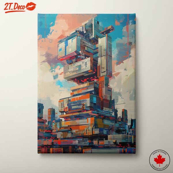 Futuristic Architectural Design Art