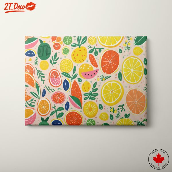 Vibrant Abstract Fruit Art 3