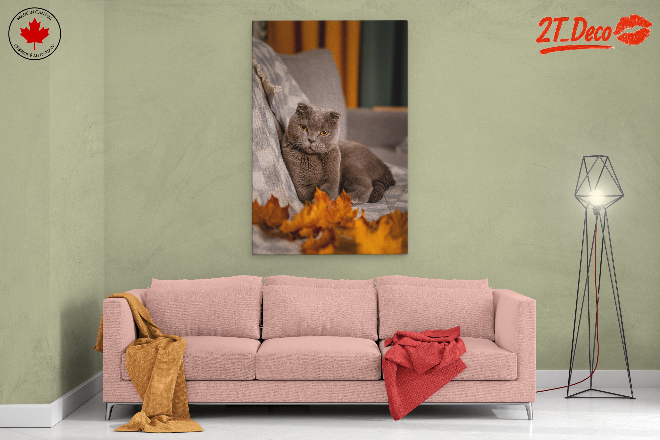 Charming Cat Wall Art - Image 2