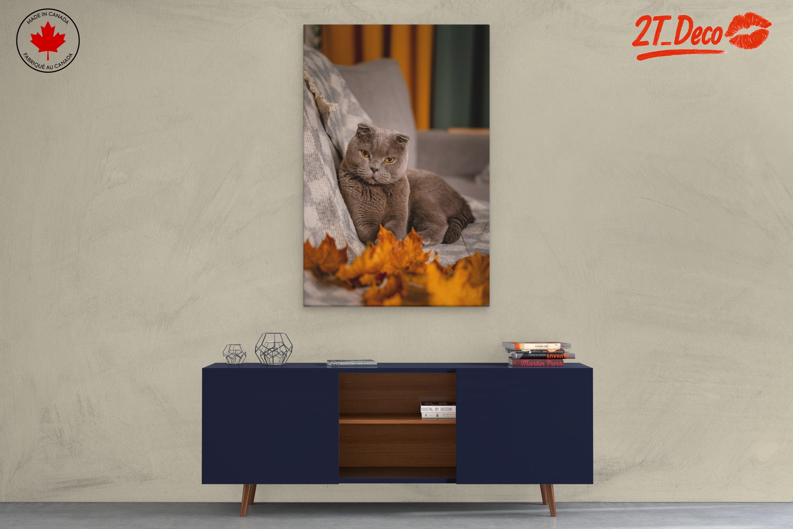Charming Cat Wall Art - Image 3