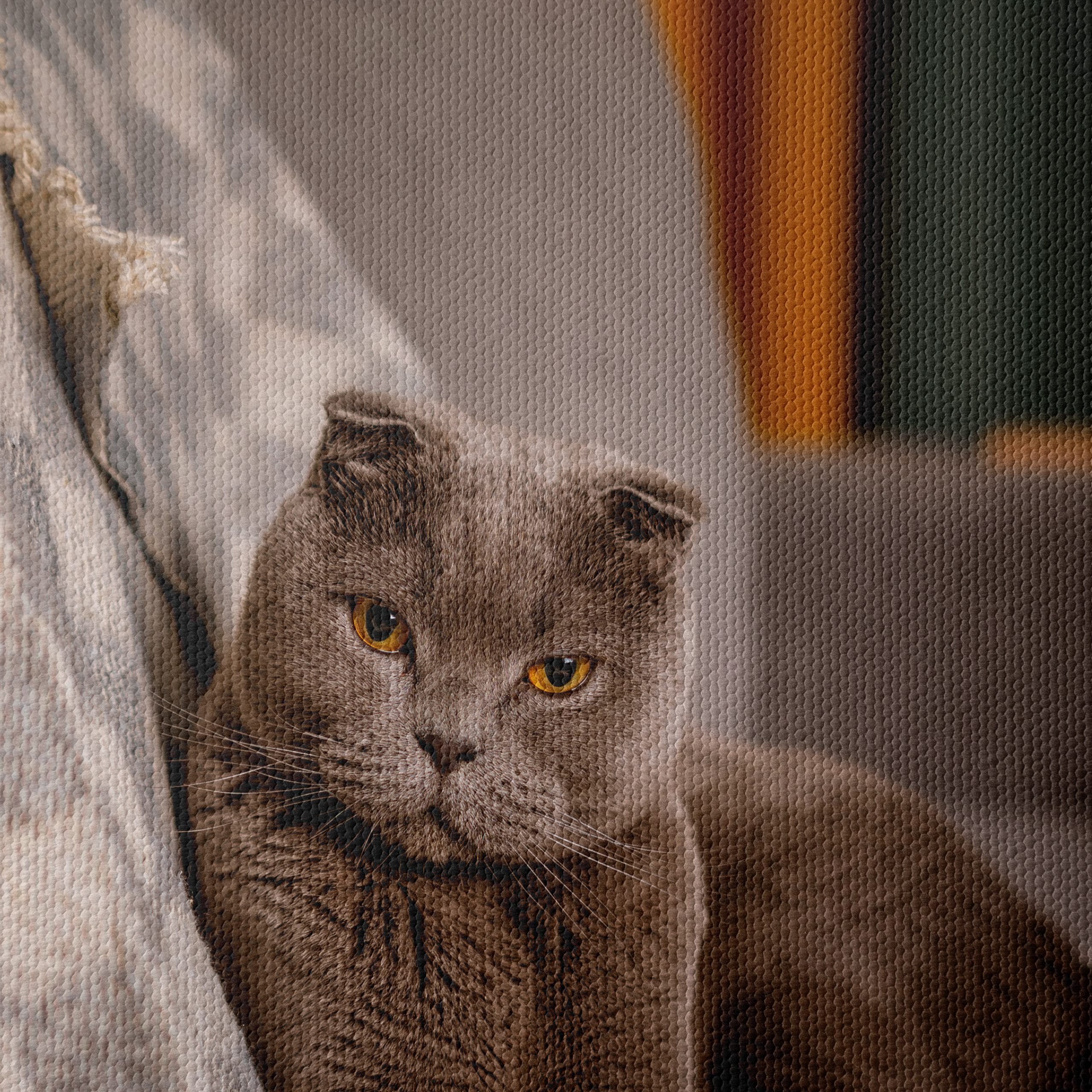 Charming Cat Wall Art - Image 4