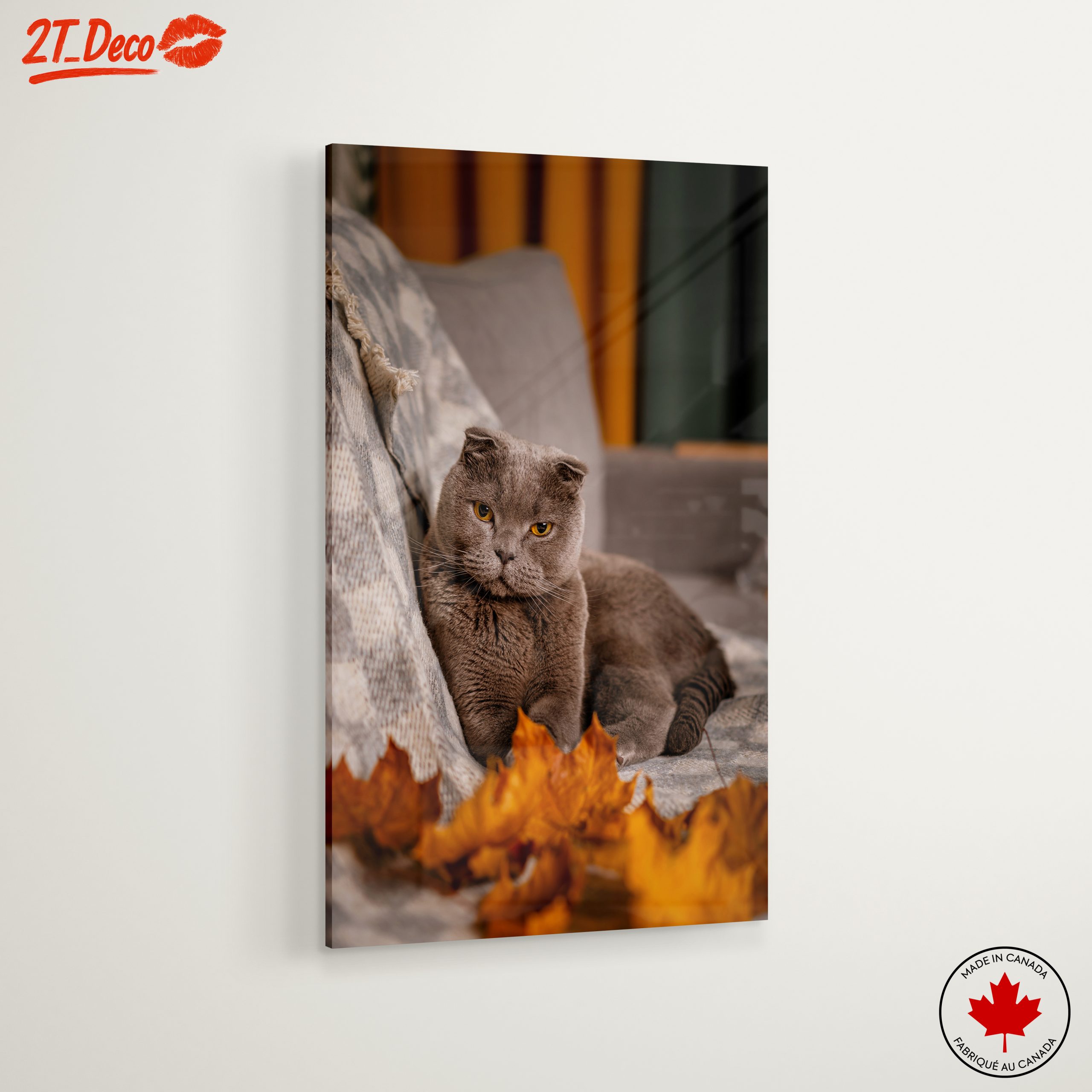 Charming Cat Wall Art - Image 6
