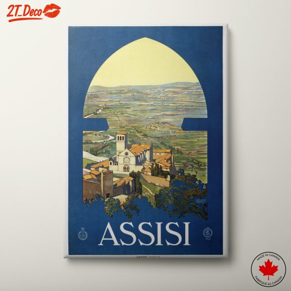 Beautiful View of Assisi Cityscape