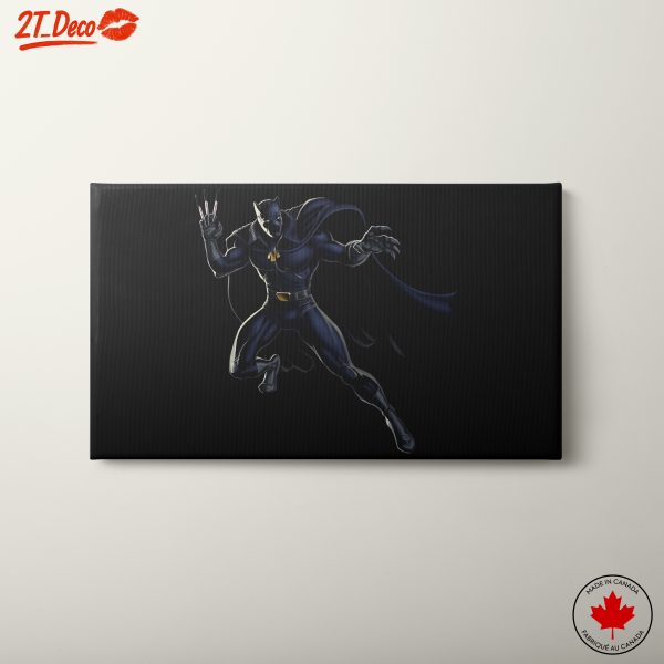 Dynamic Black Panther Comic Art