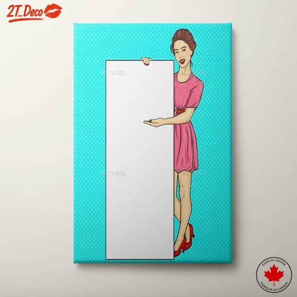 Retro Style Pop Art Woman