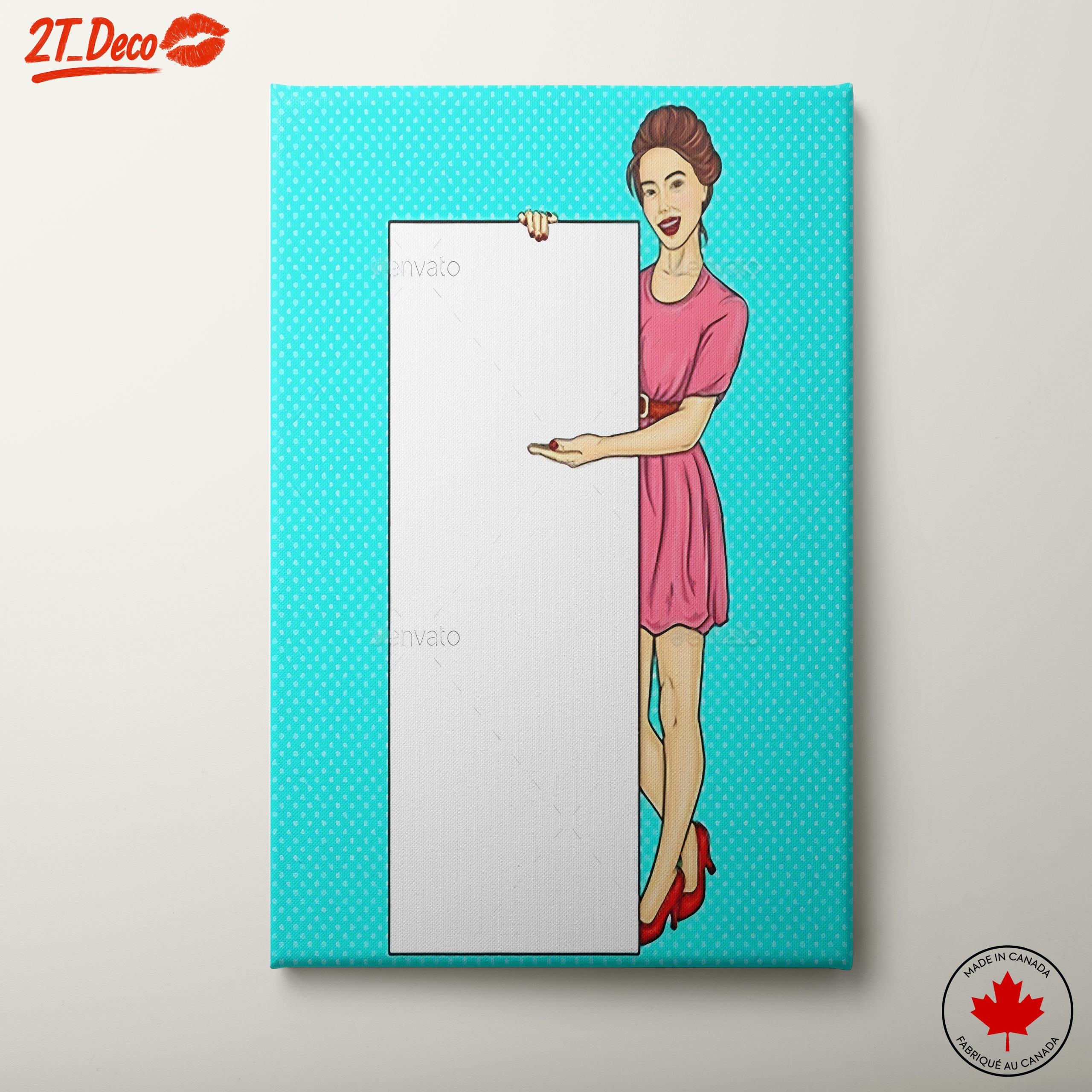 Retro Style Pop Art Woman