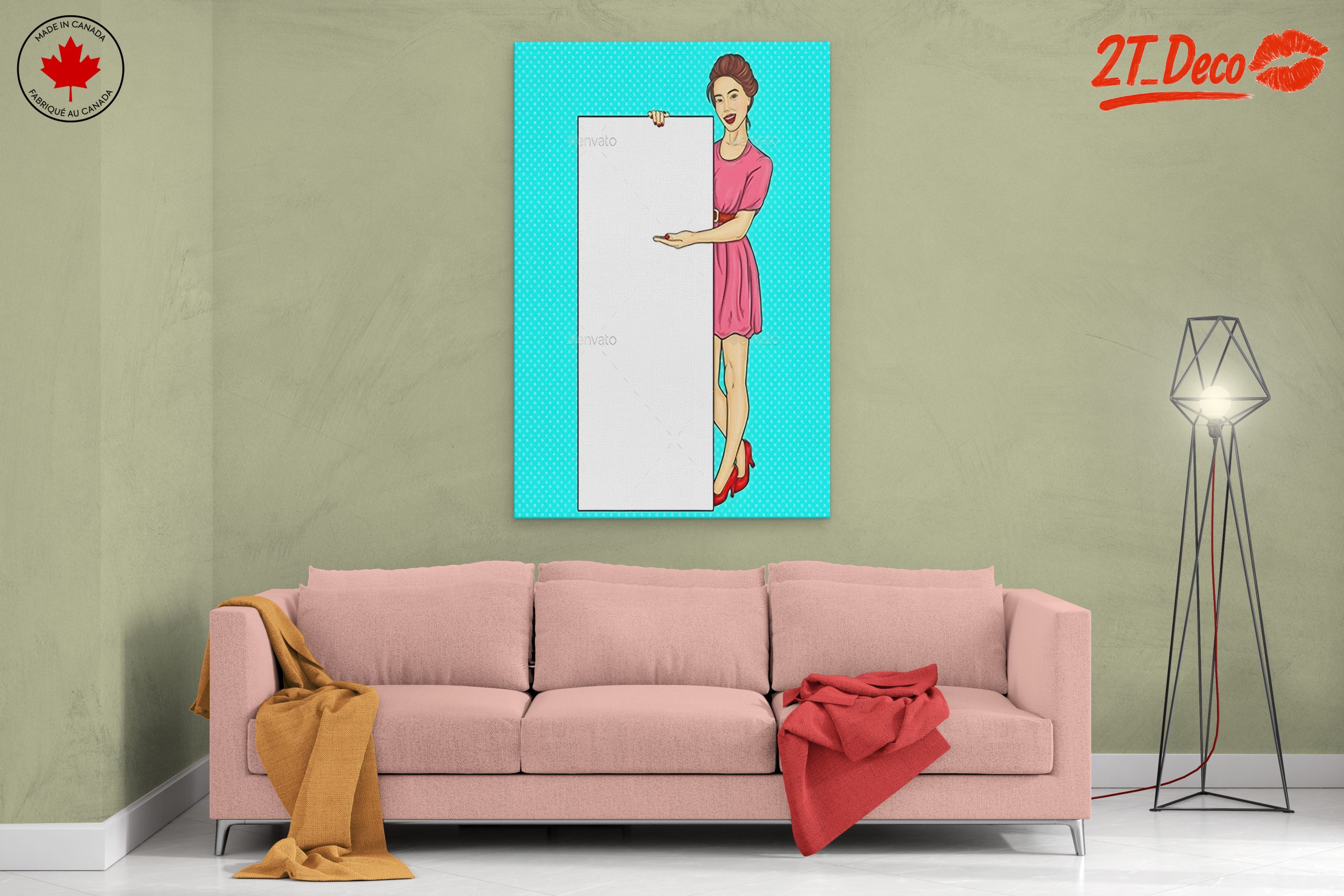 Retro Style Pop Art Woman - Image 2
